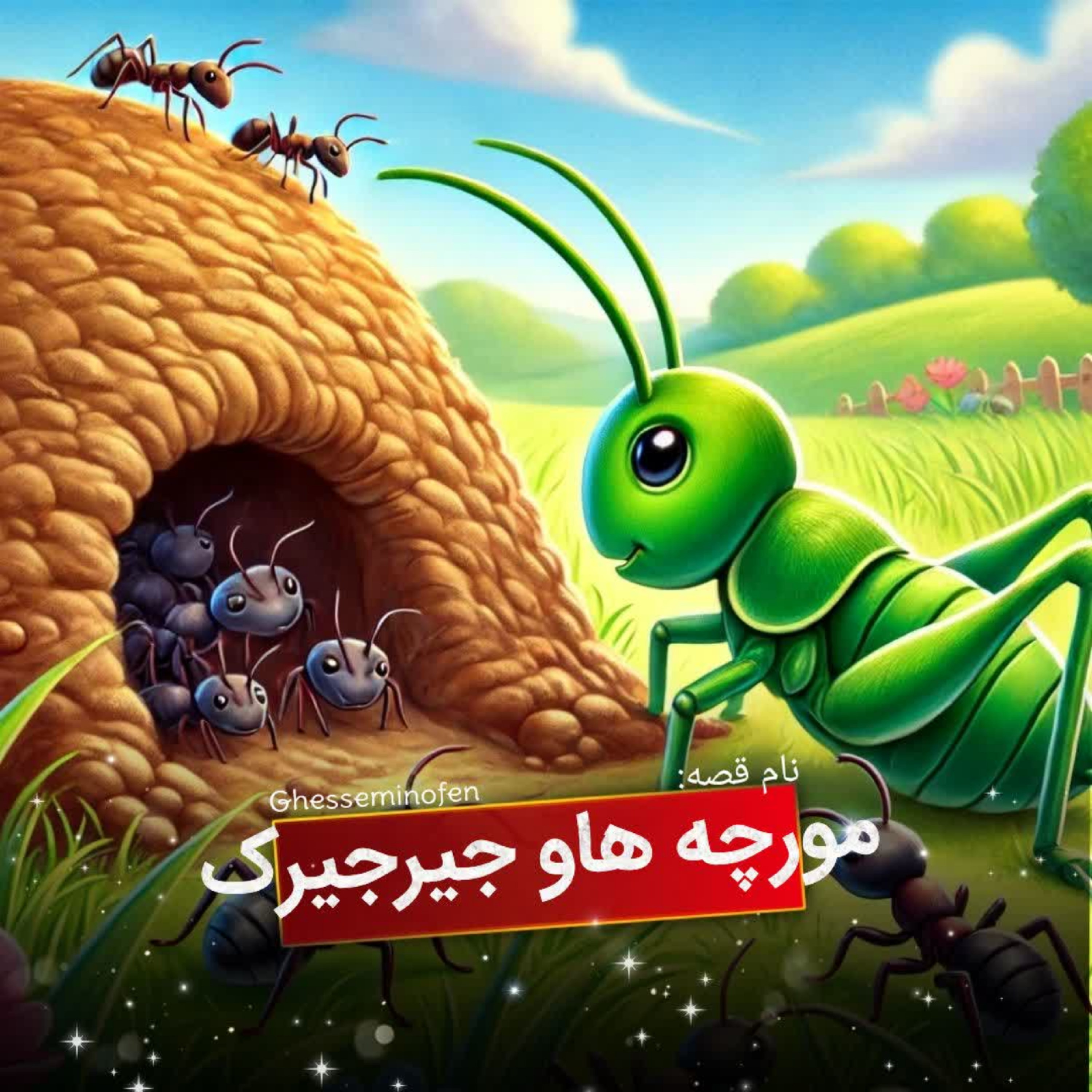 کاور مورچهها و جیرجیرک