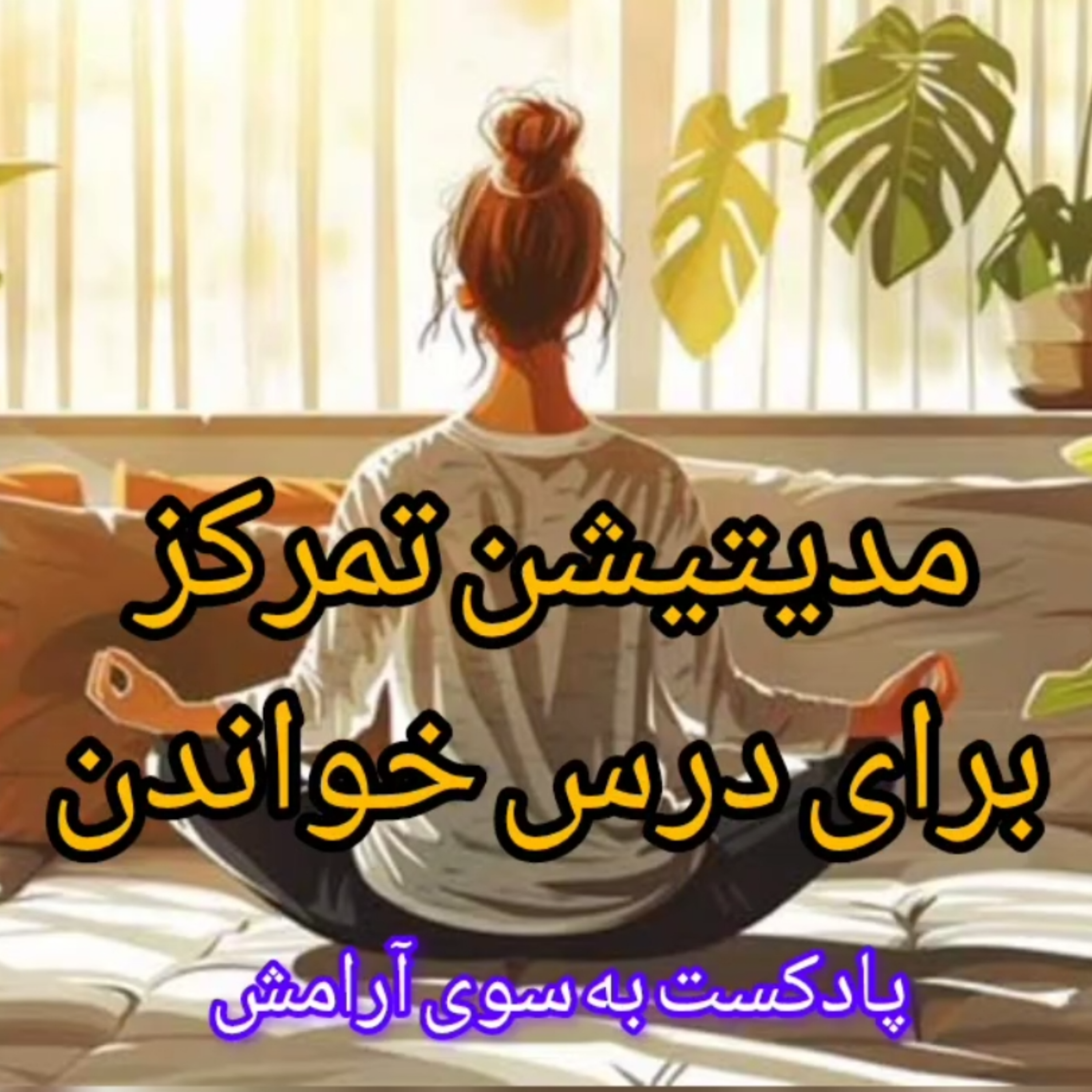 کاور مدیتیشن تمرکز برای درس خواندن