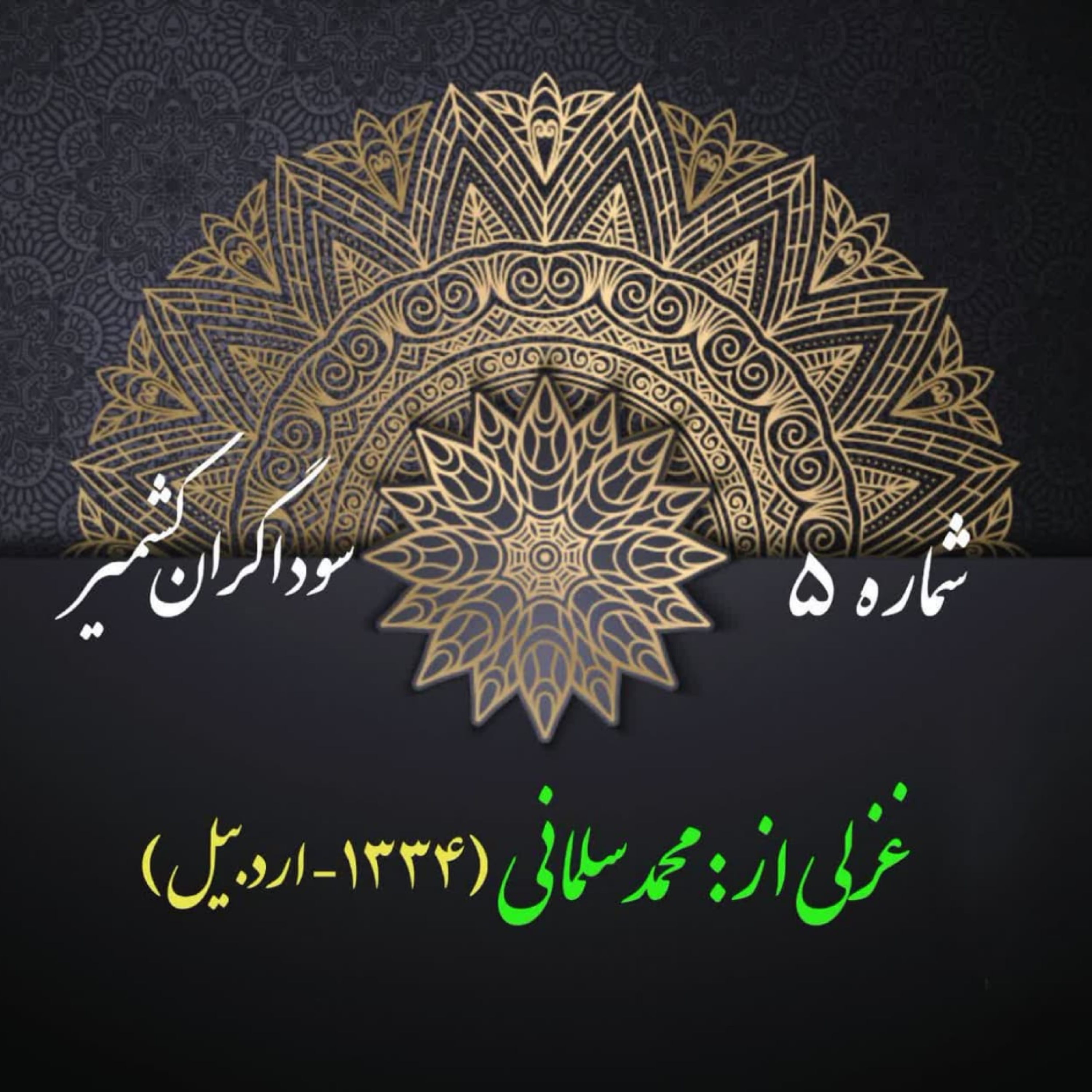 کاور شمارۀ 5 - غزلی از محمد سلمانی