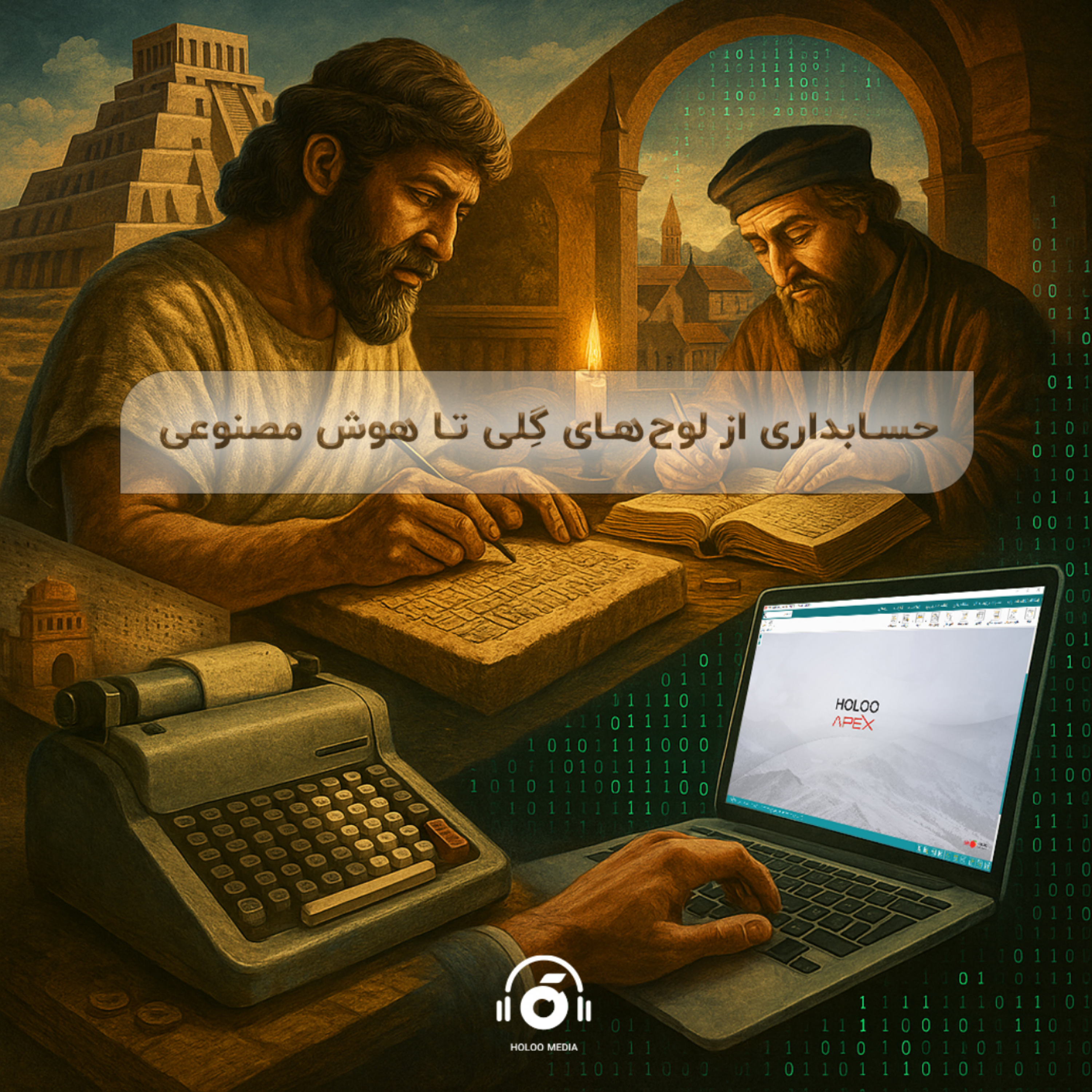 کاور حسابداری؛ از لوح‌های گِلی تا هوش مصنوعی