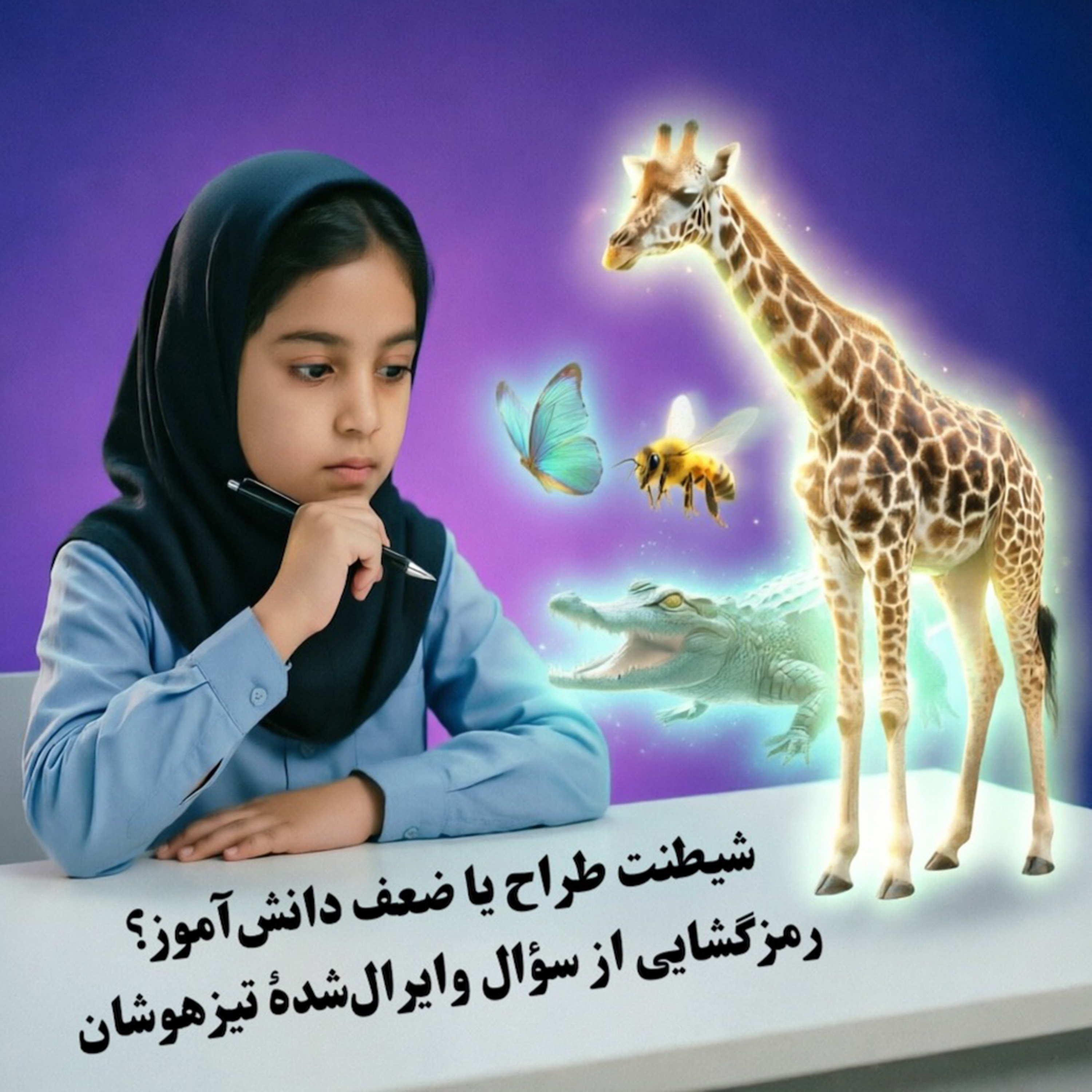کاور تحلیل سؤال جنجالی آزمون تیزهوشان ۱۴۰۵