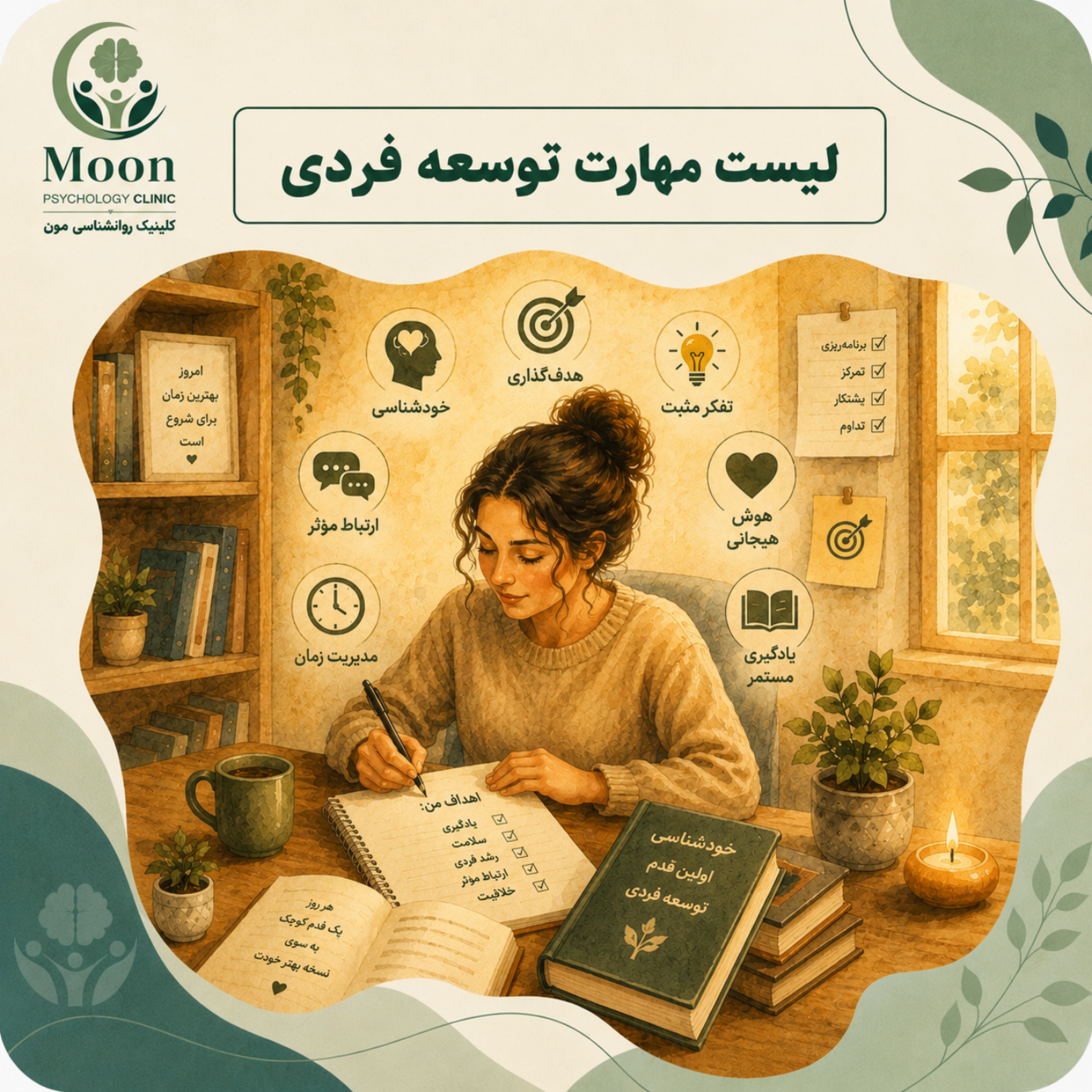 کاور لیست مهارت توسعه فردی