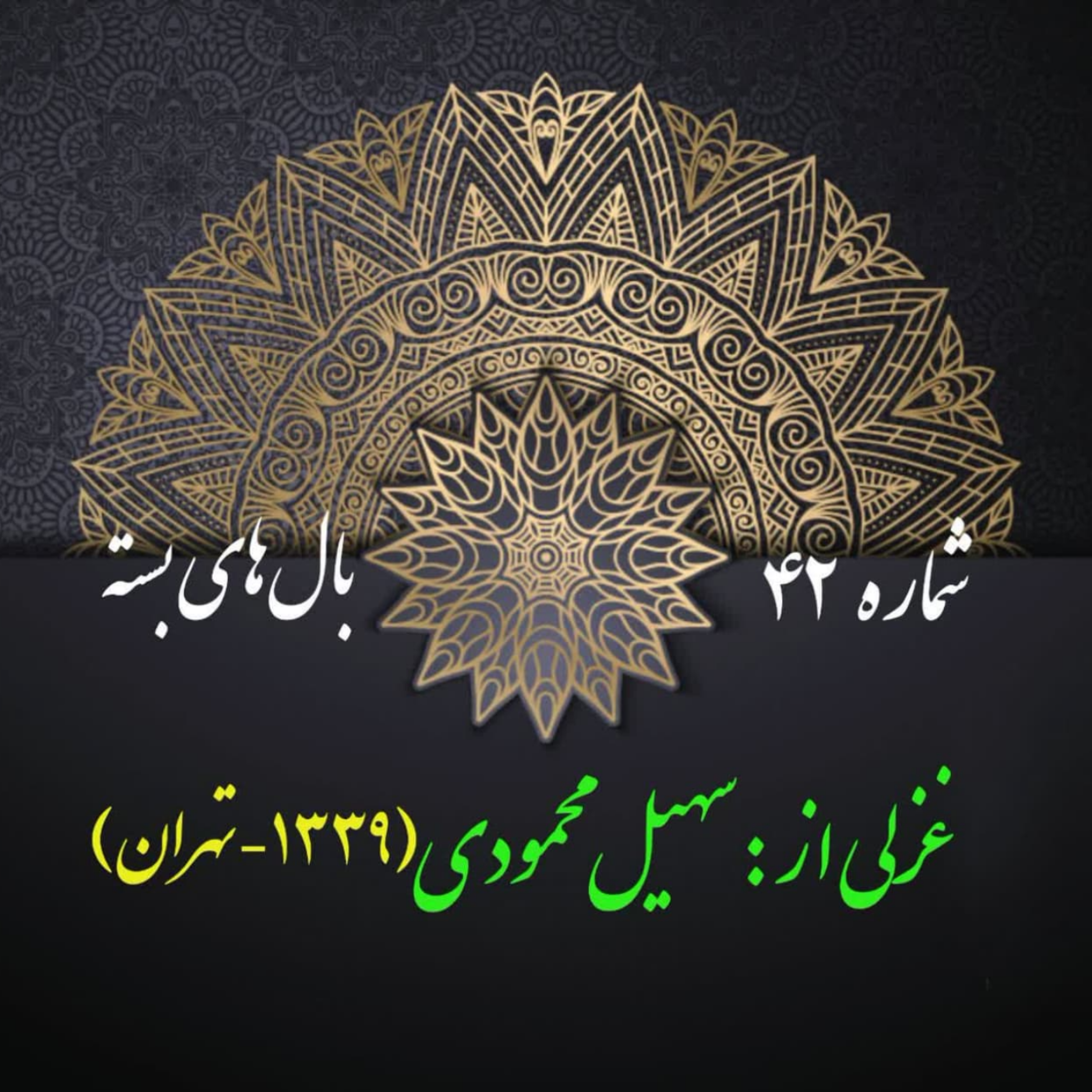 کاور شمارۀ 42 - غزلی از سهیل محمودی