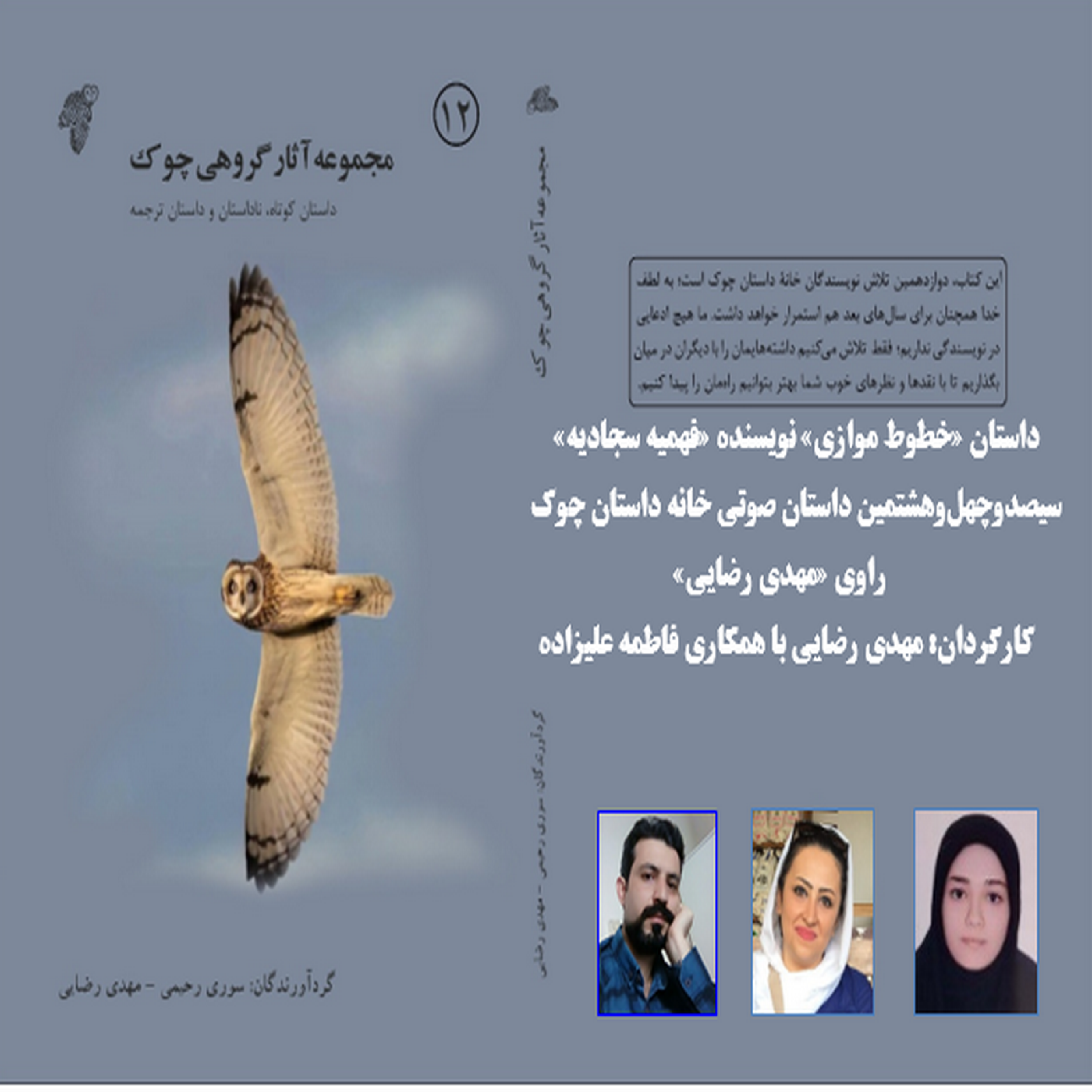 کاور داستان «خطوط موازی» نویسنده «فهمیه سجادیه»