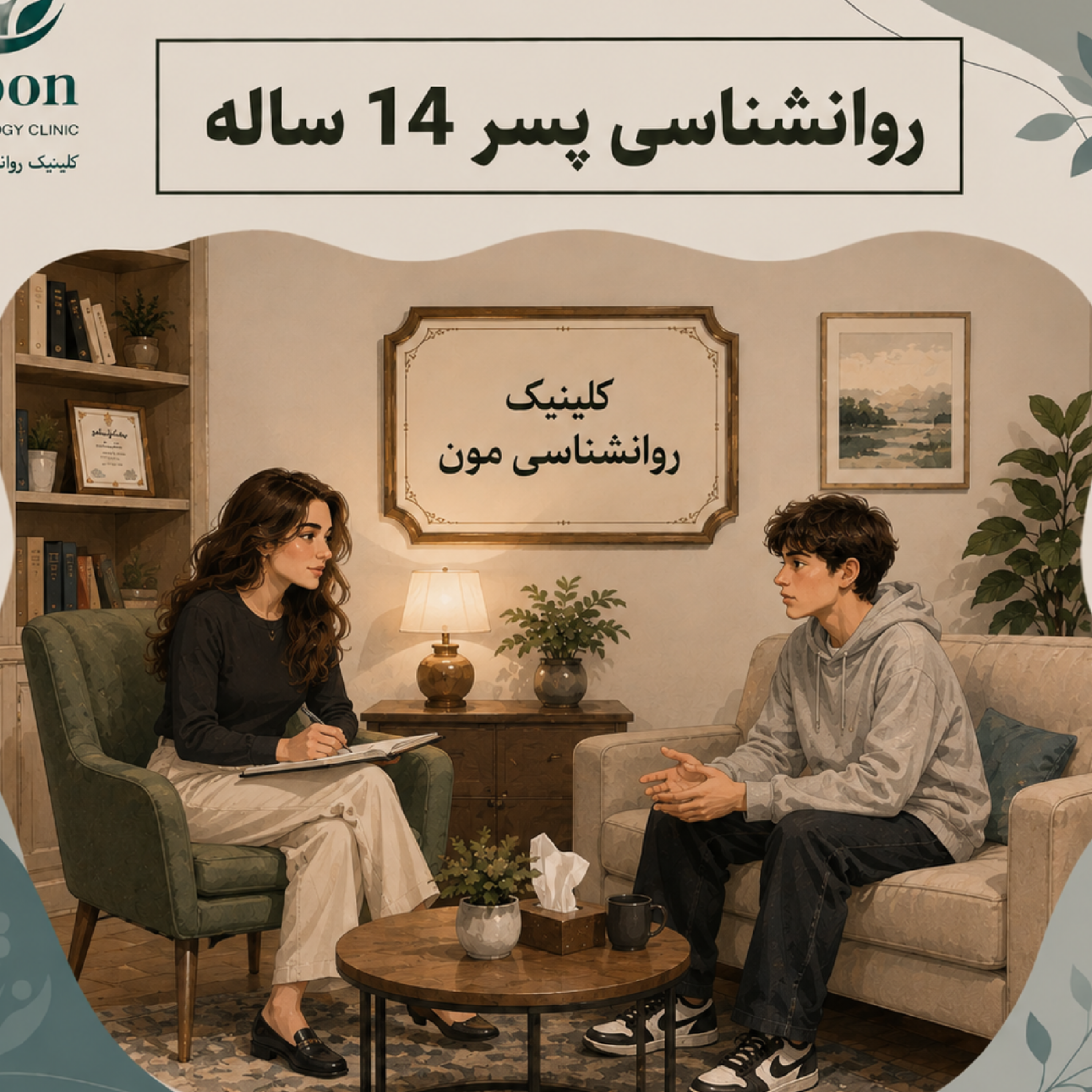 کاور روانشناسی پسر 14 ساله