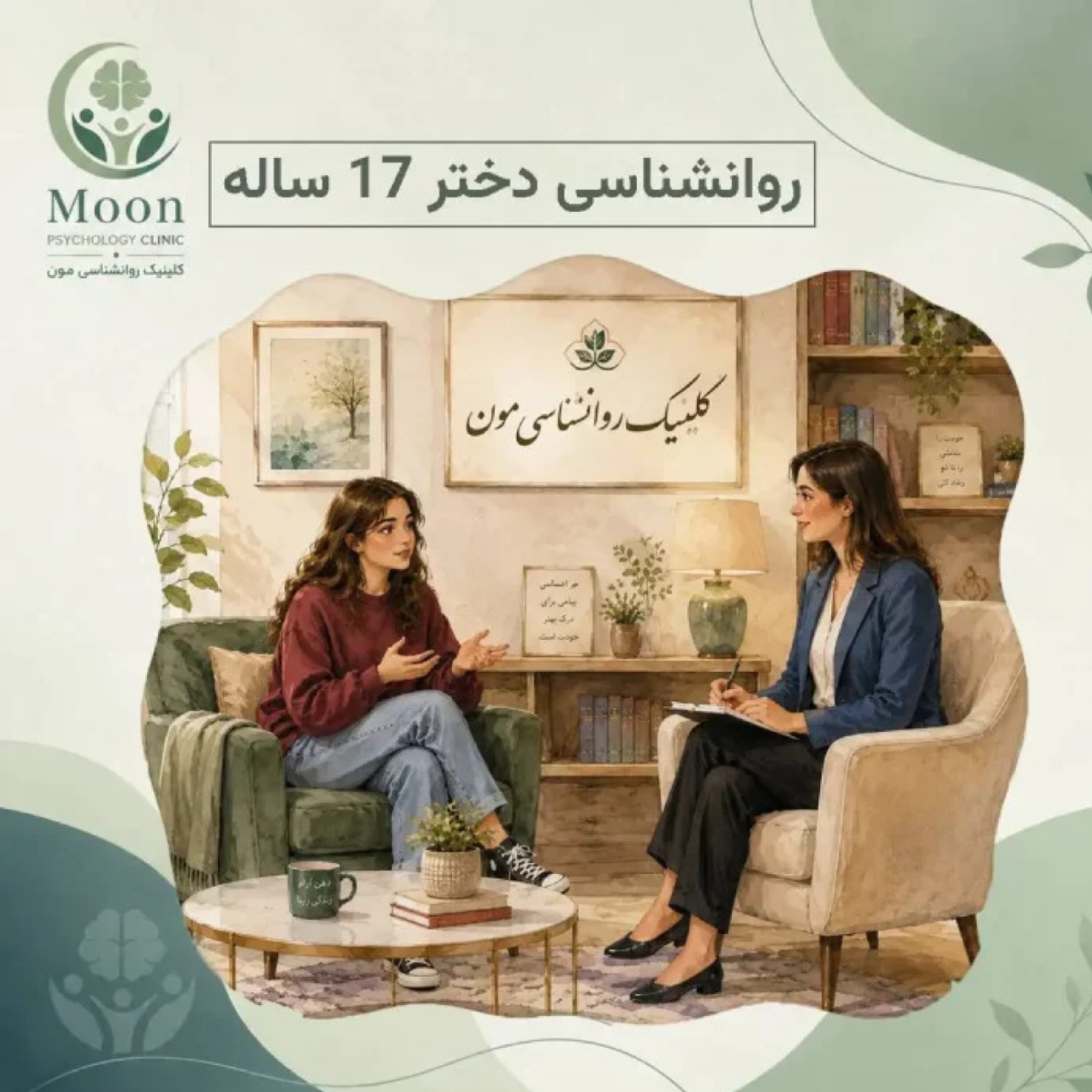 کاور روانشناسی دختر 17 ساله