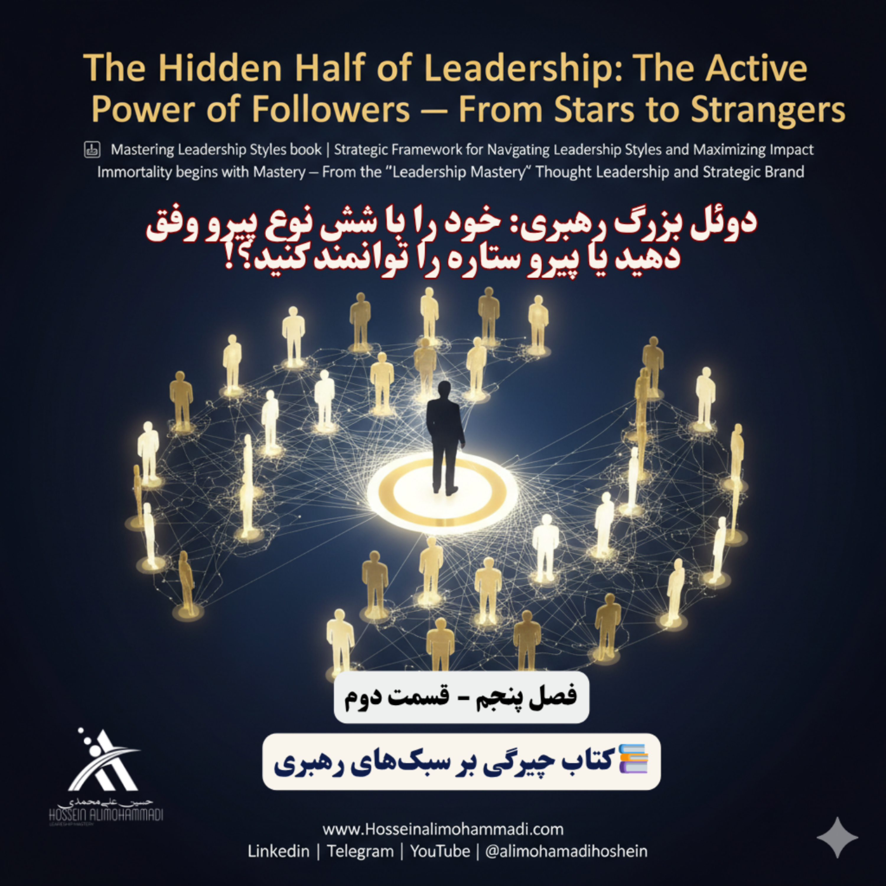کاور نیمه پنهان رهبری: قدرت فعال پیروان، از ستاره تا بیگانه و نقش حیاتی آن‌ها در فرهنگ و تغییر سازمان