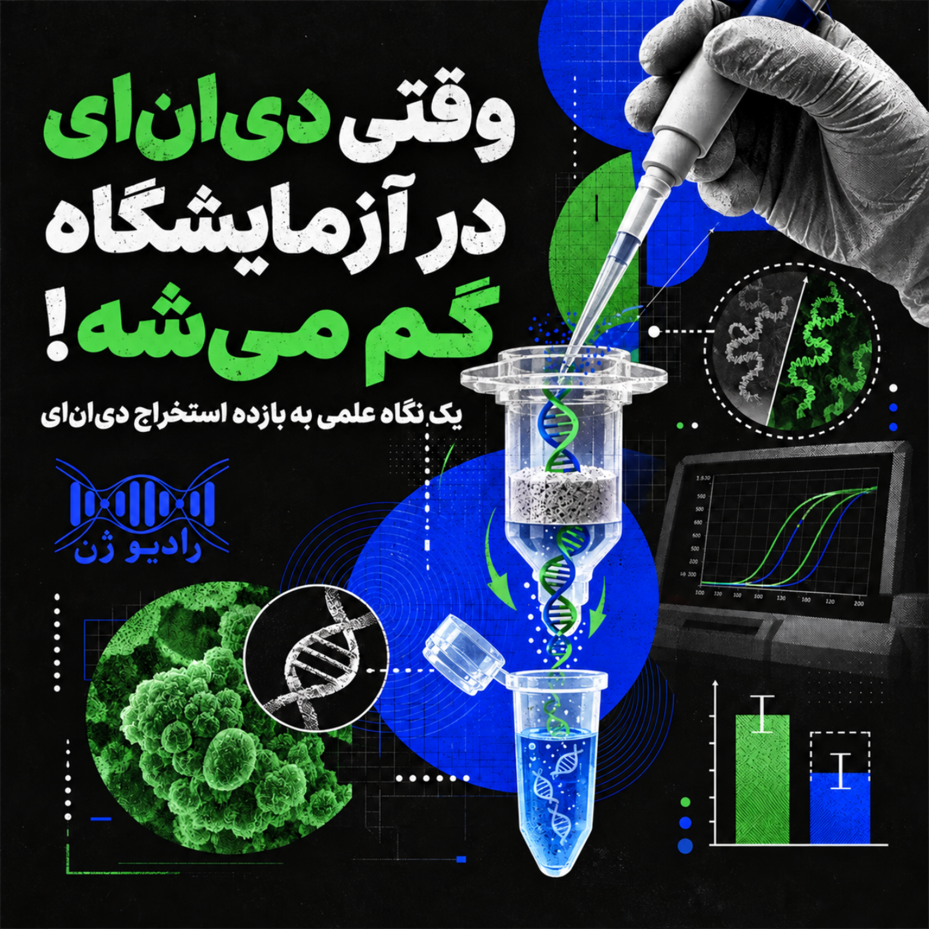 کاور یک نگاه علمی به بازده استخراج دی ان ا ی