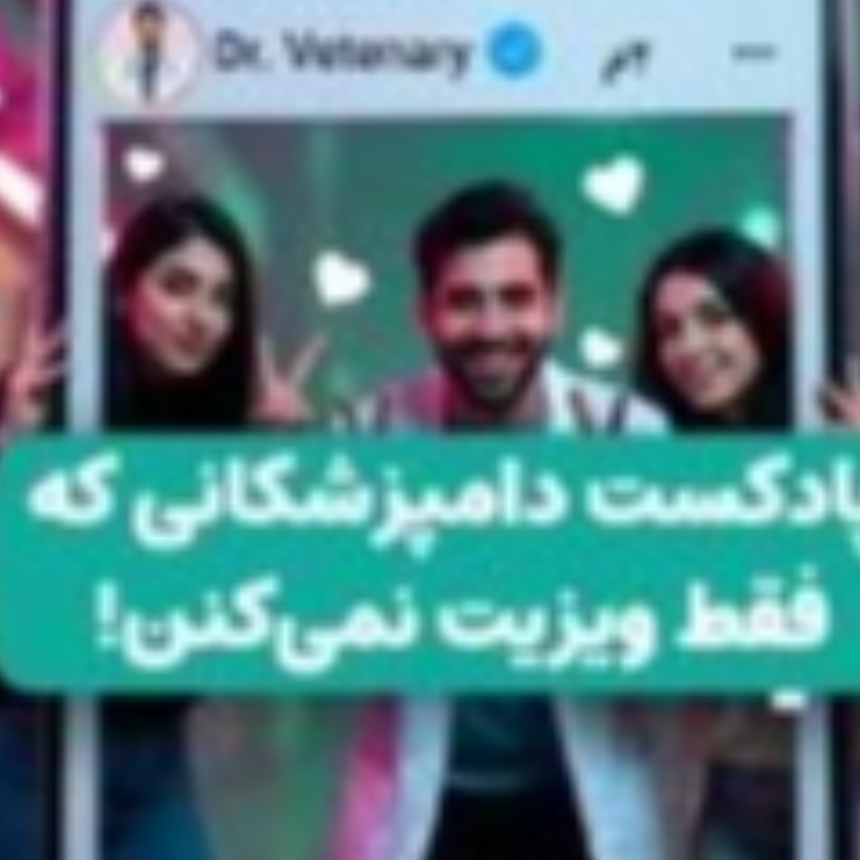 کاور اپیزود ششم دامپزشکان اینستاگرامی