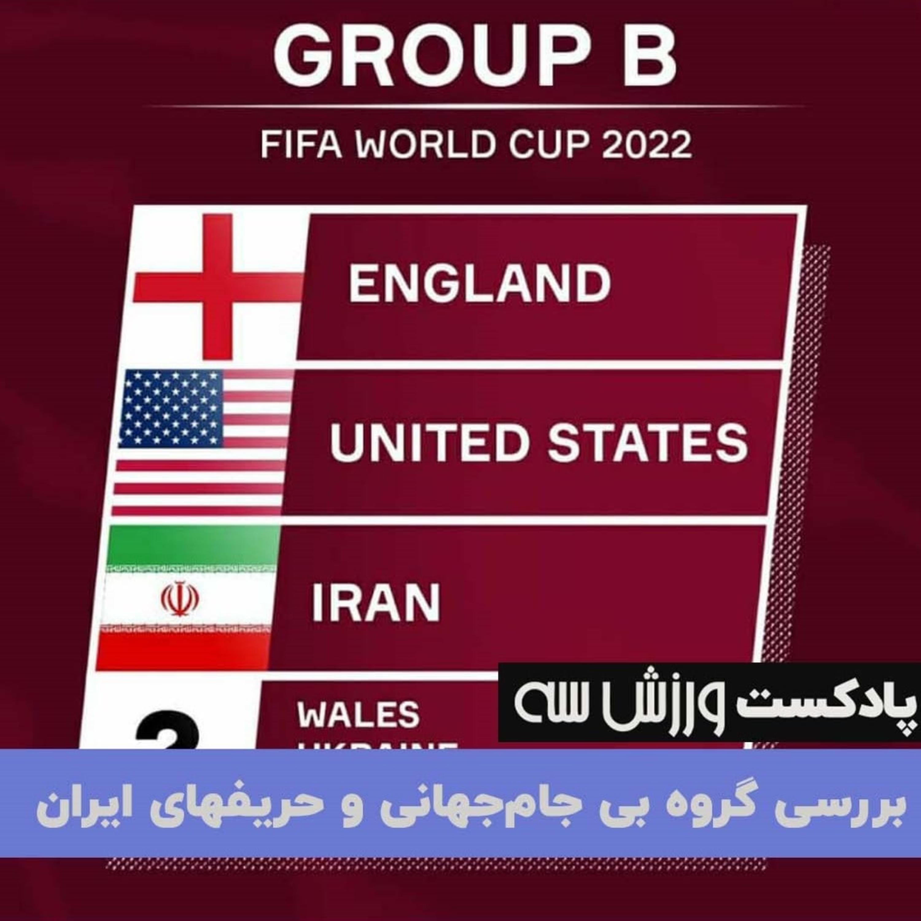 قسمت دوم پادکست ورزش سه - بررسی گروه بی جام جهانی