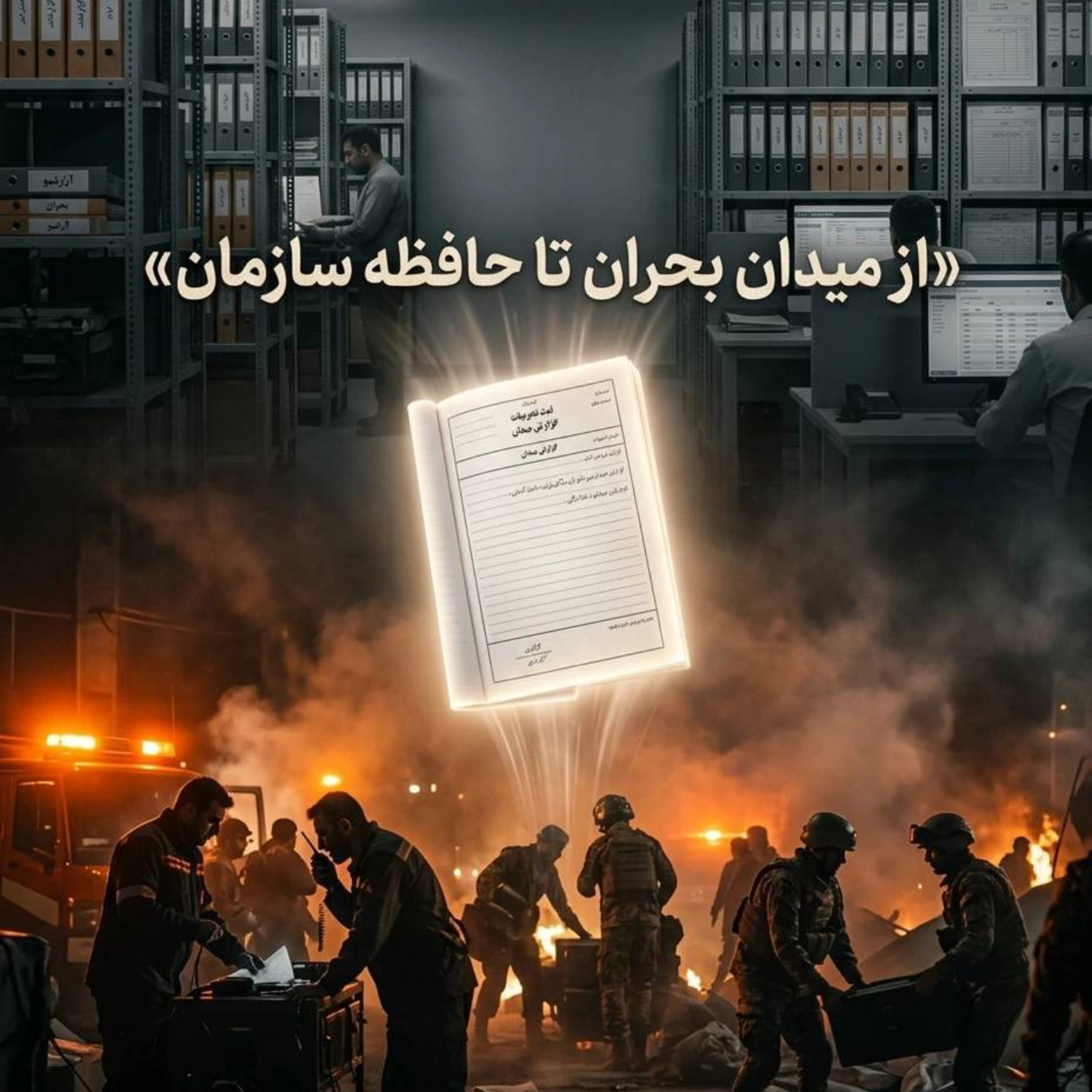 کاور فصل سوم قسمت ۲ تجربهنگاری در خط آتش بحران | آنچه اگر ثبت نشود دوباره تکرار میشود