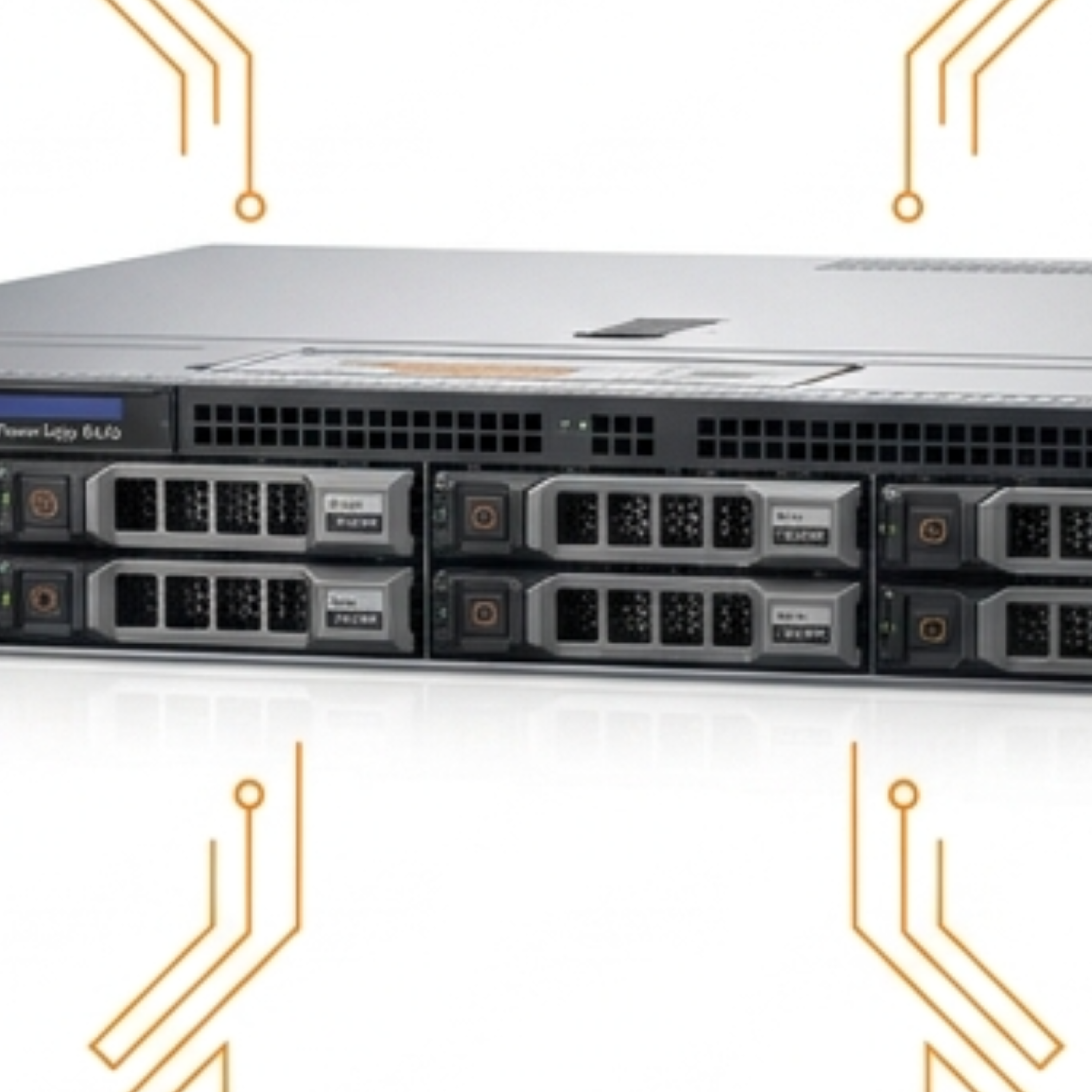 کاور سرور Dell PowerEdge R640 با Xeon 4110، رم 8GB و هارد 600GB SAS