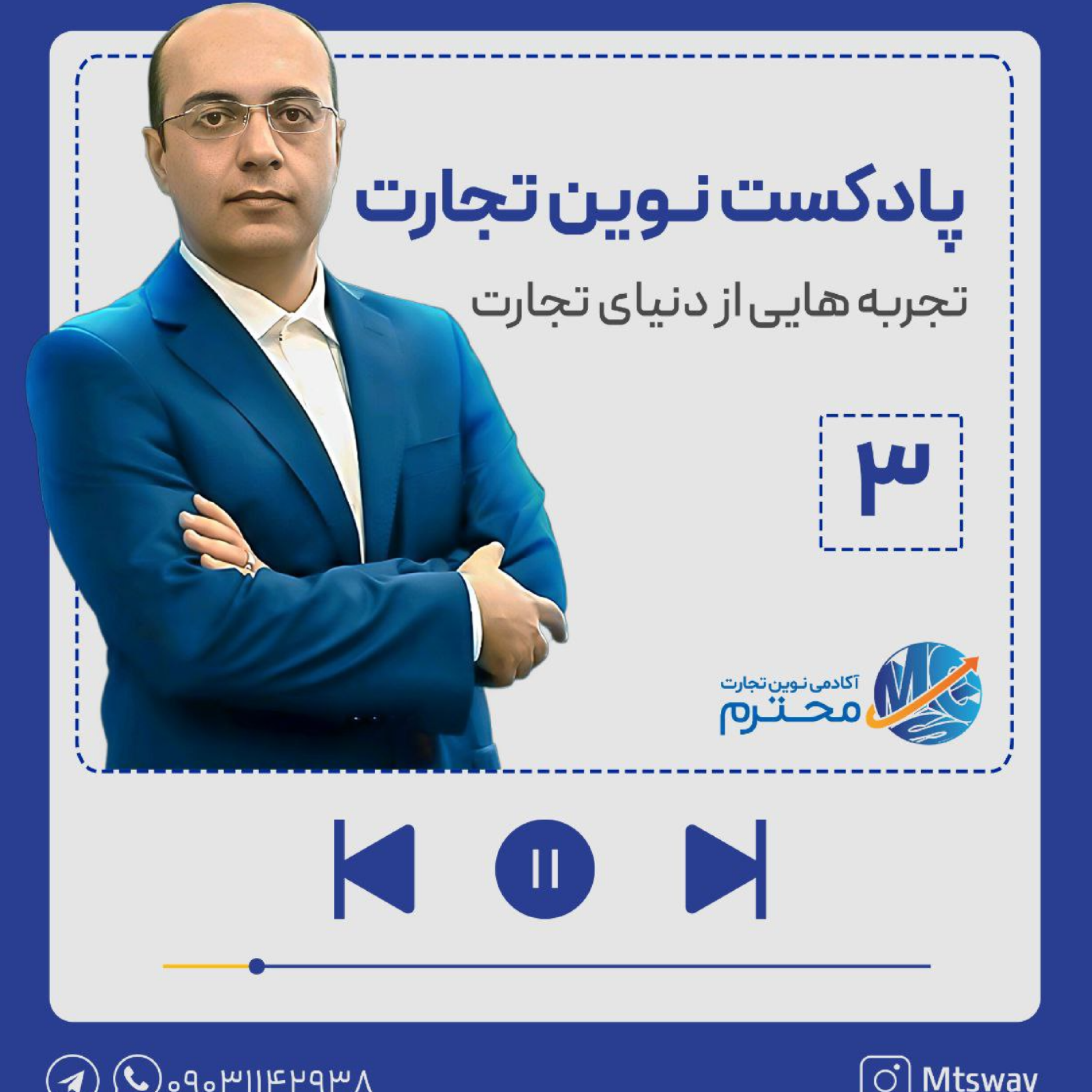 کاور اپیزود سوم پادکست تجربه هایی از دنیای تجارت | موضوع: اهمیت نگهداری اسناد در تجارت بین الملل