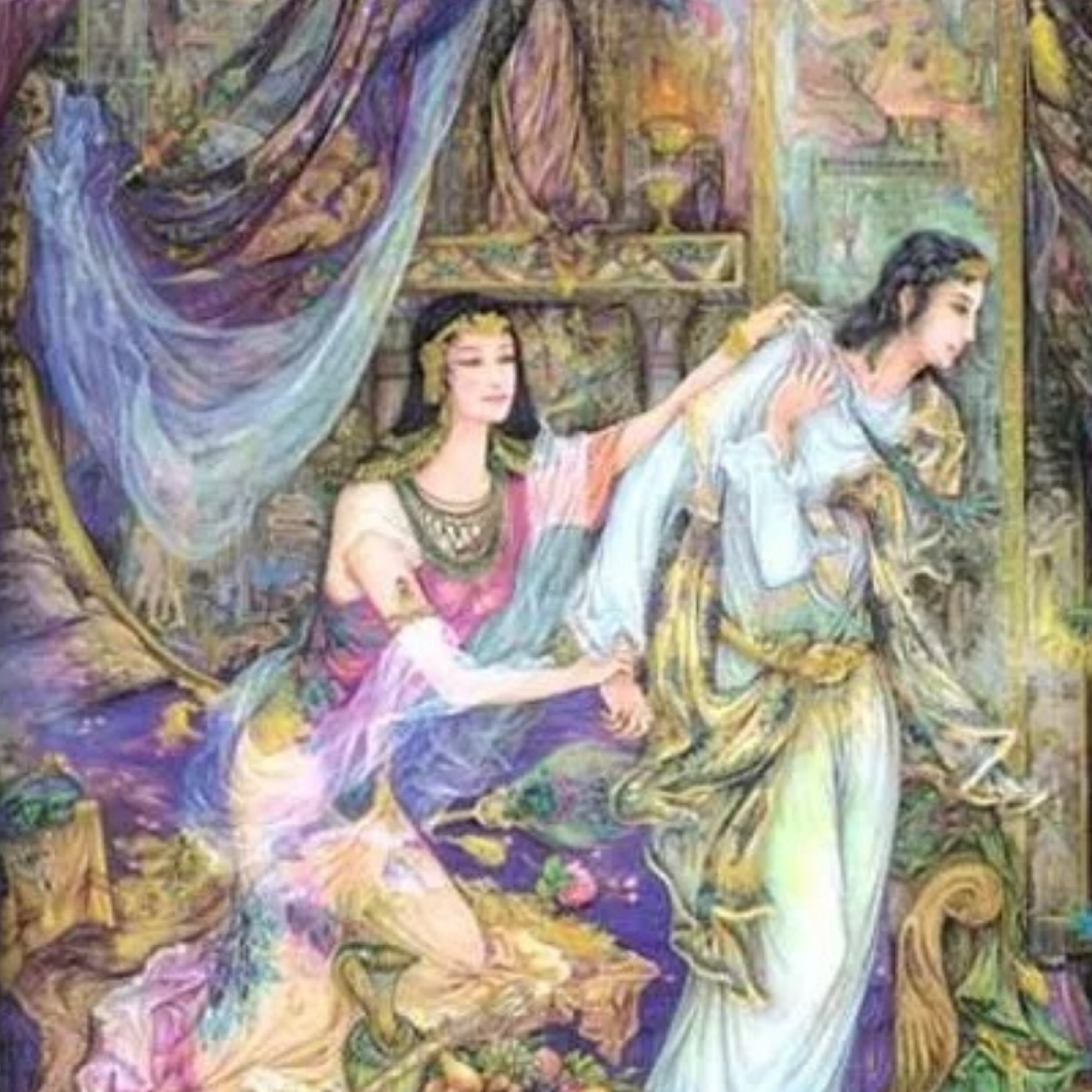 کاور نشست 128 (داستان بیژن و مینژه)