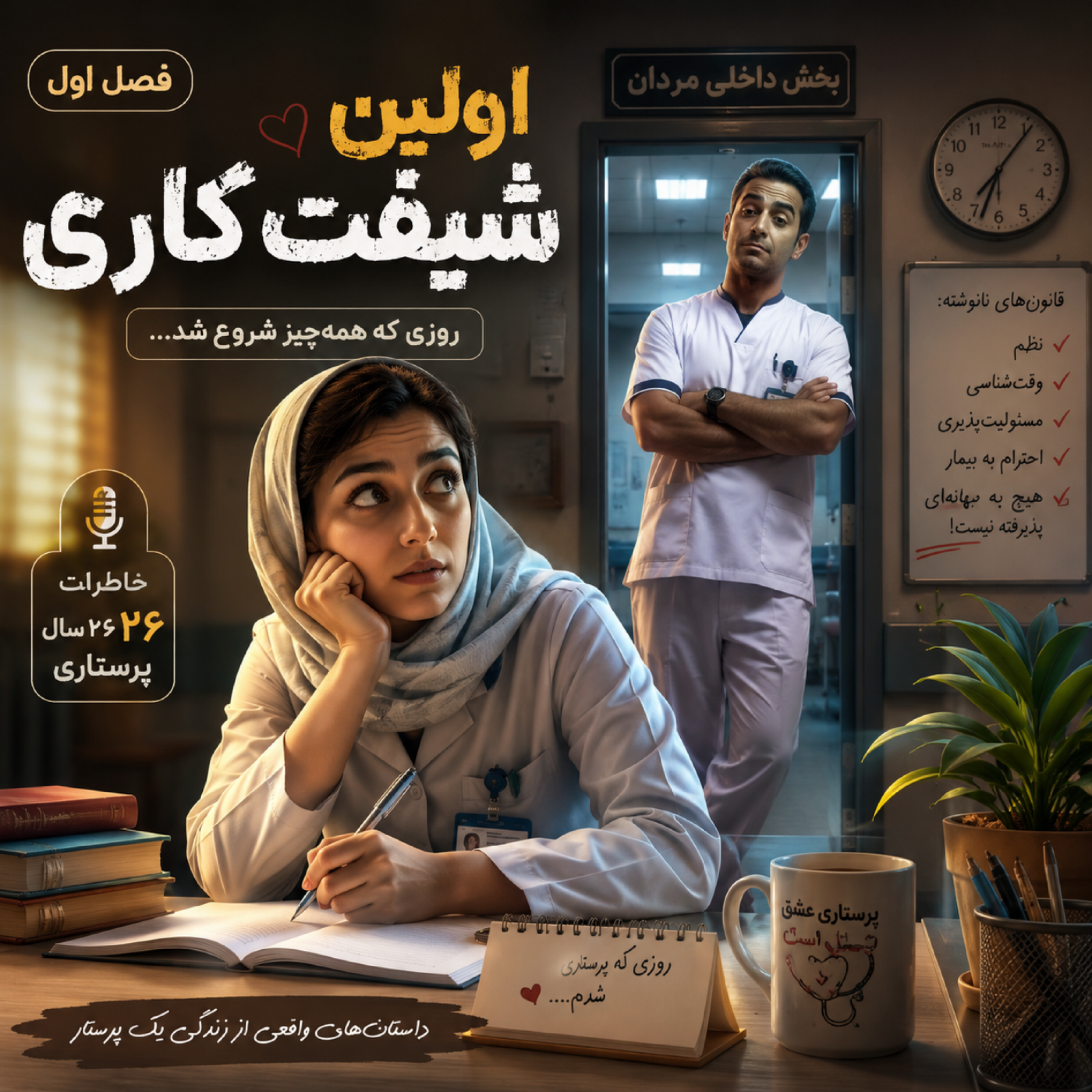 کاور خاطرات پرستاری بخش دوم اولین روز کاری