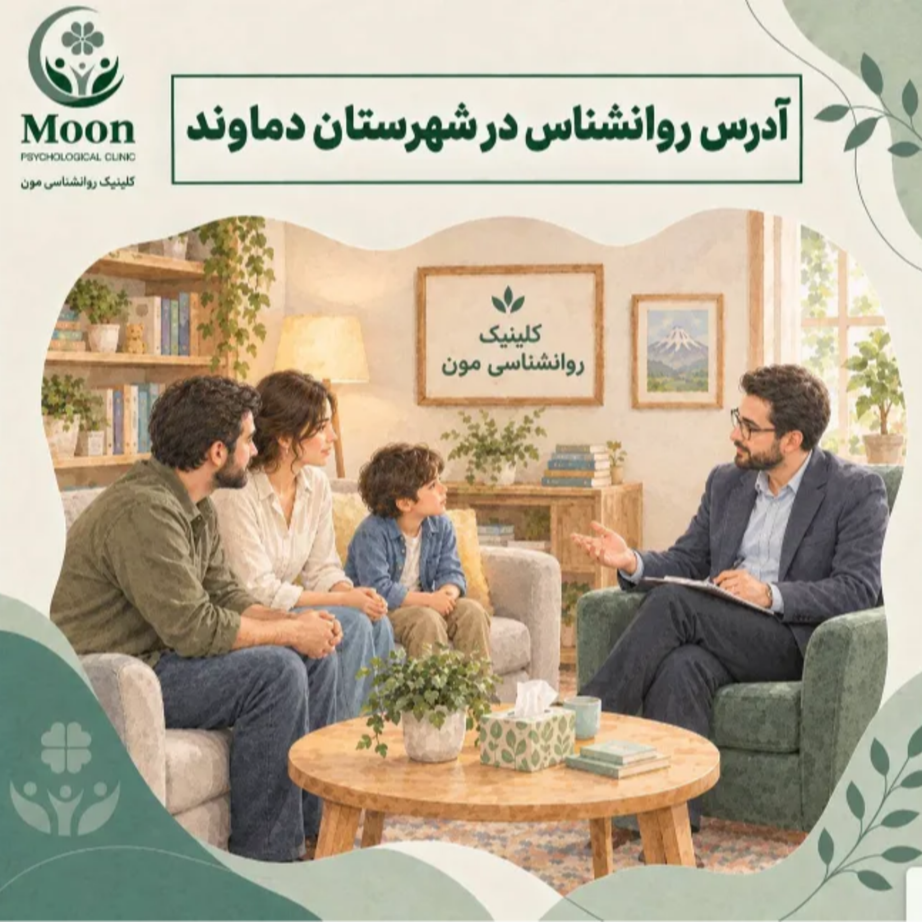 کاور آدرس روانشناس در شهرستان دماوند