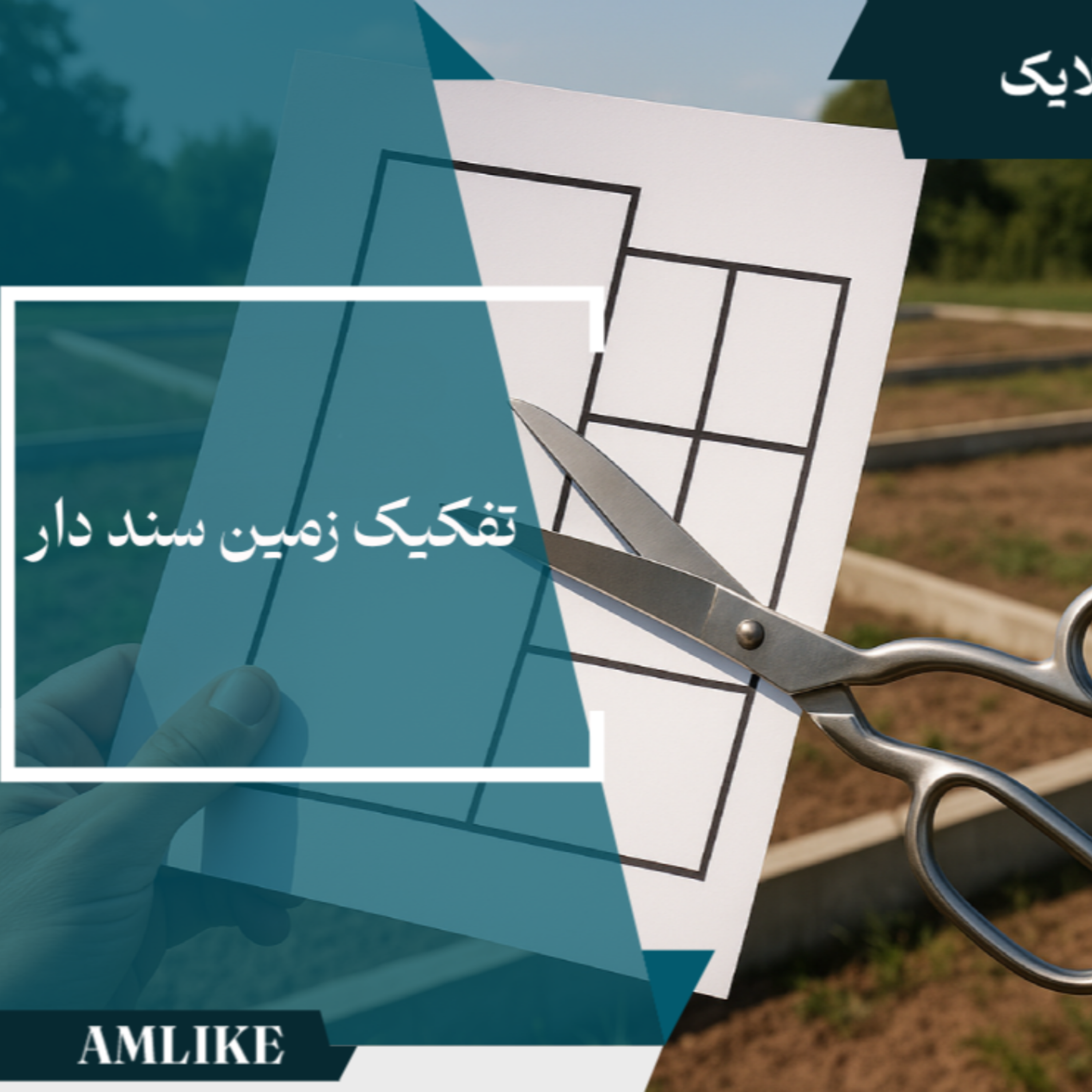 کاور تفکیک زمین سنددار