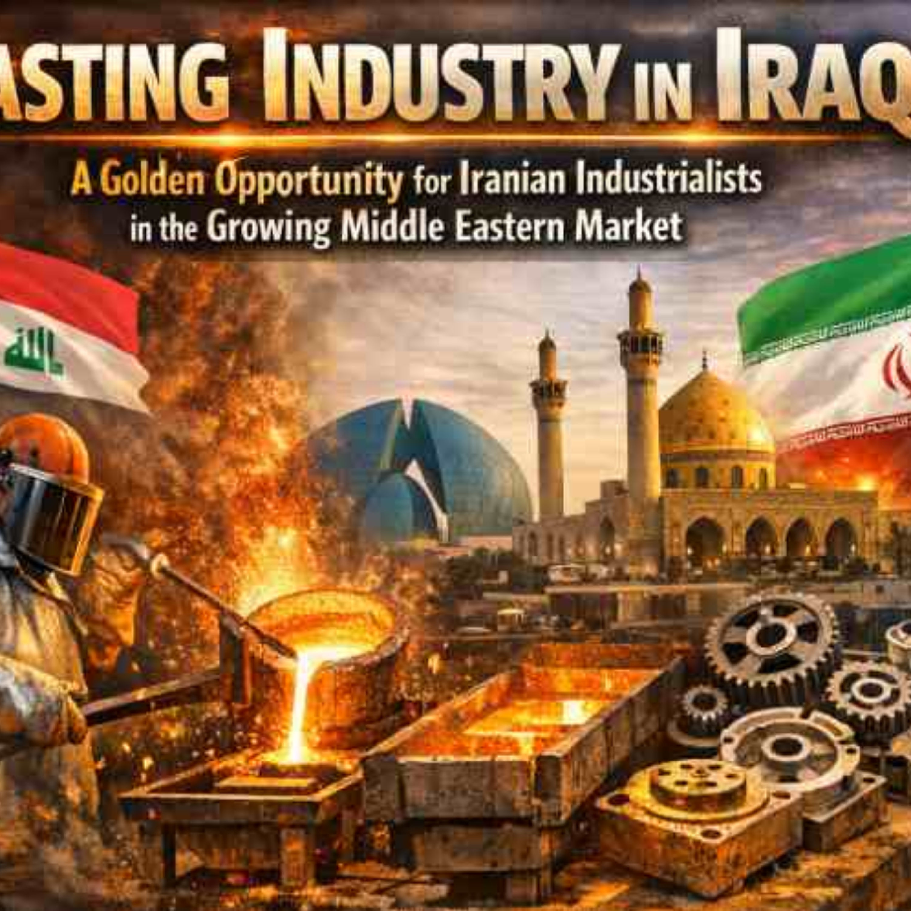 کاور ریخته گری در عراق؛ تحلیل علمی ظرفیت ها، چالش ها و فرصت های توسعه صنعتی