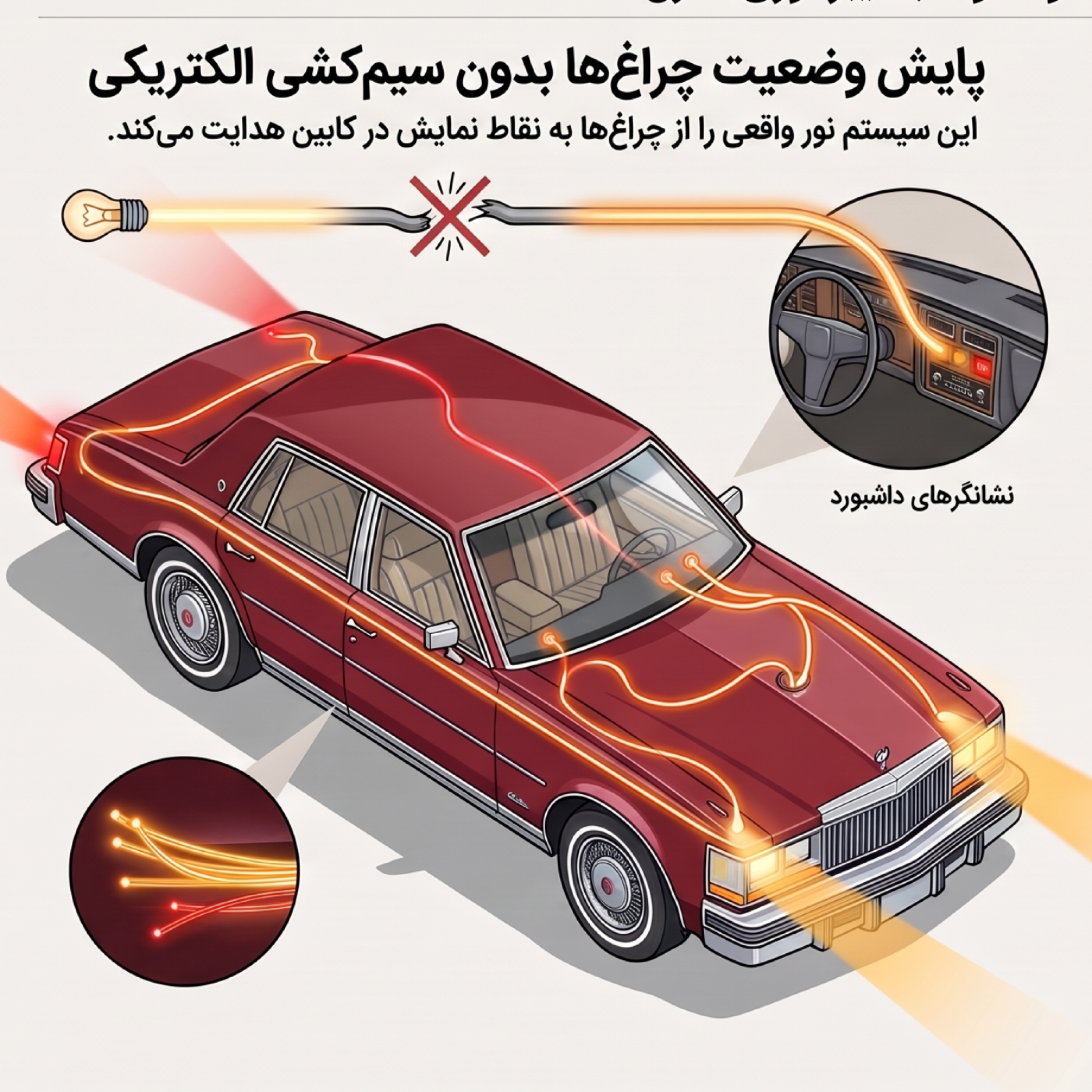 کاور فیبر نوری کادیلاک سویل چیست