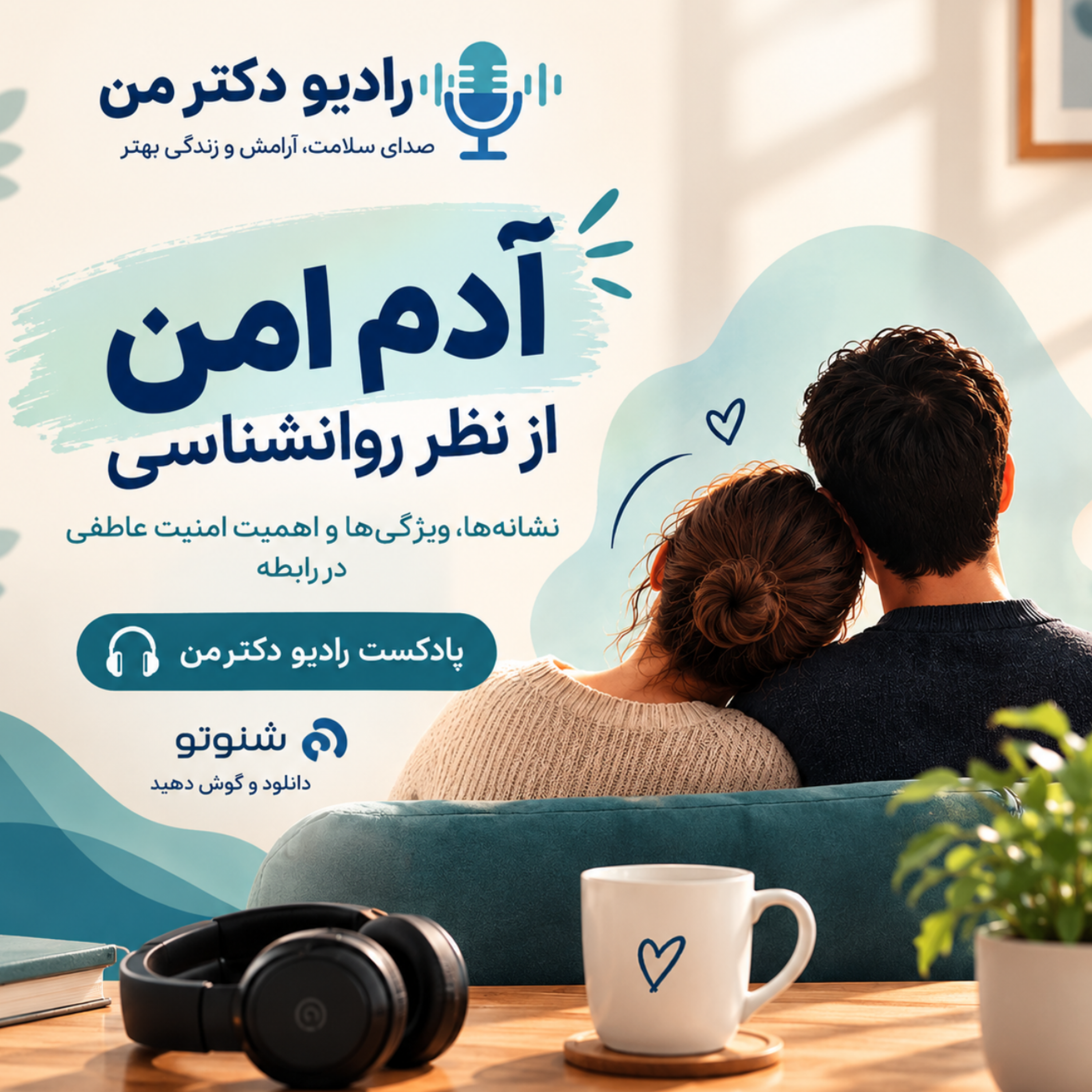 کاور آدم امن از نظر روانشناسی - رادیو دکترمن