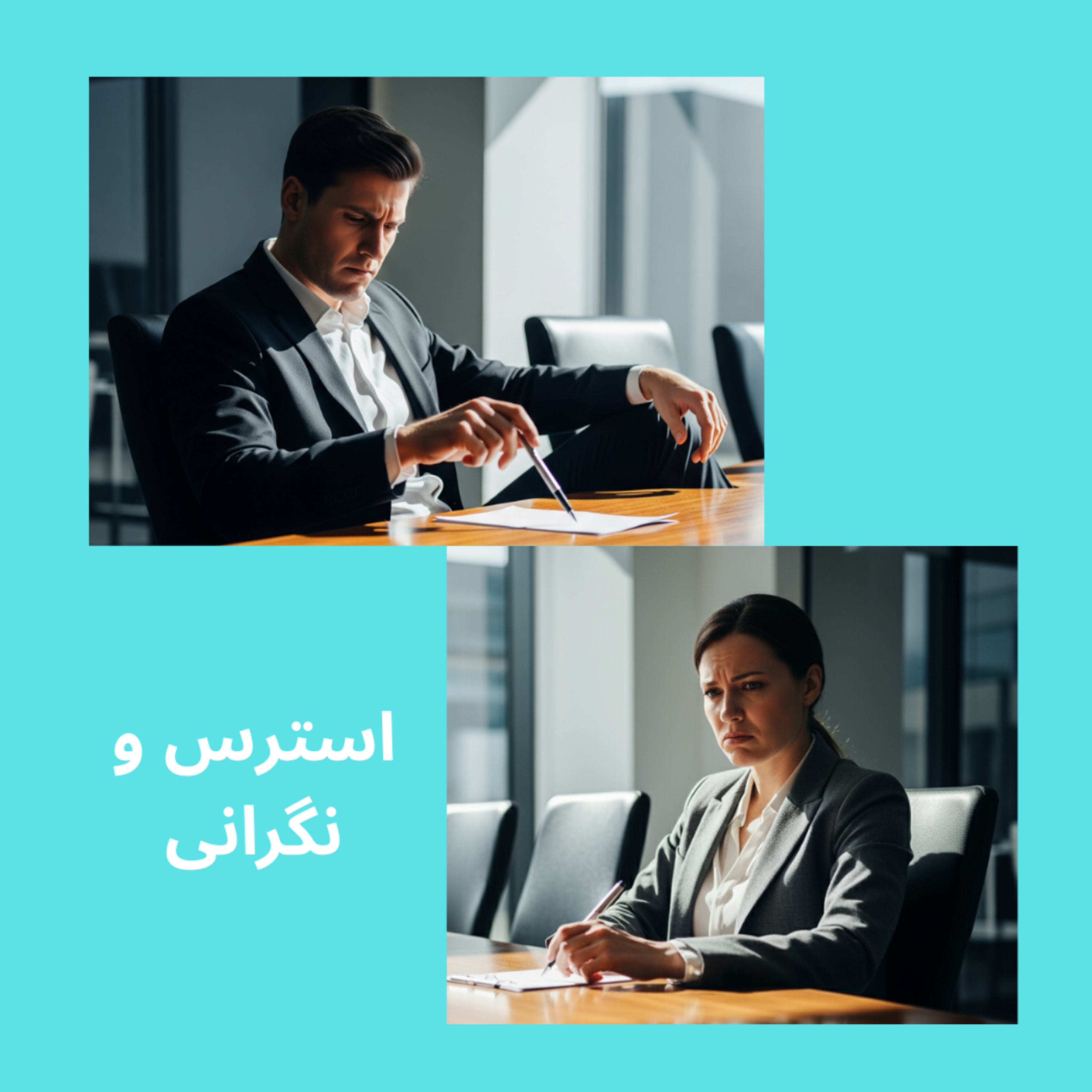 کاور زبان بدن استرس در مذاکره