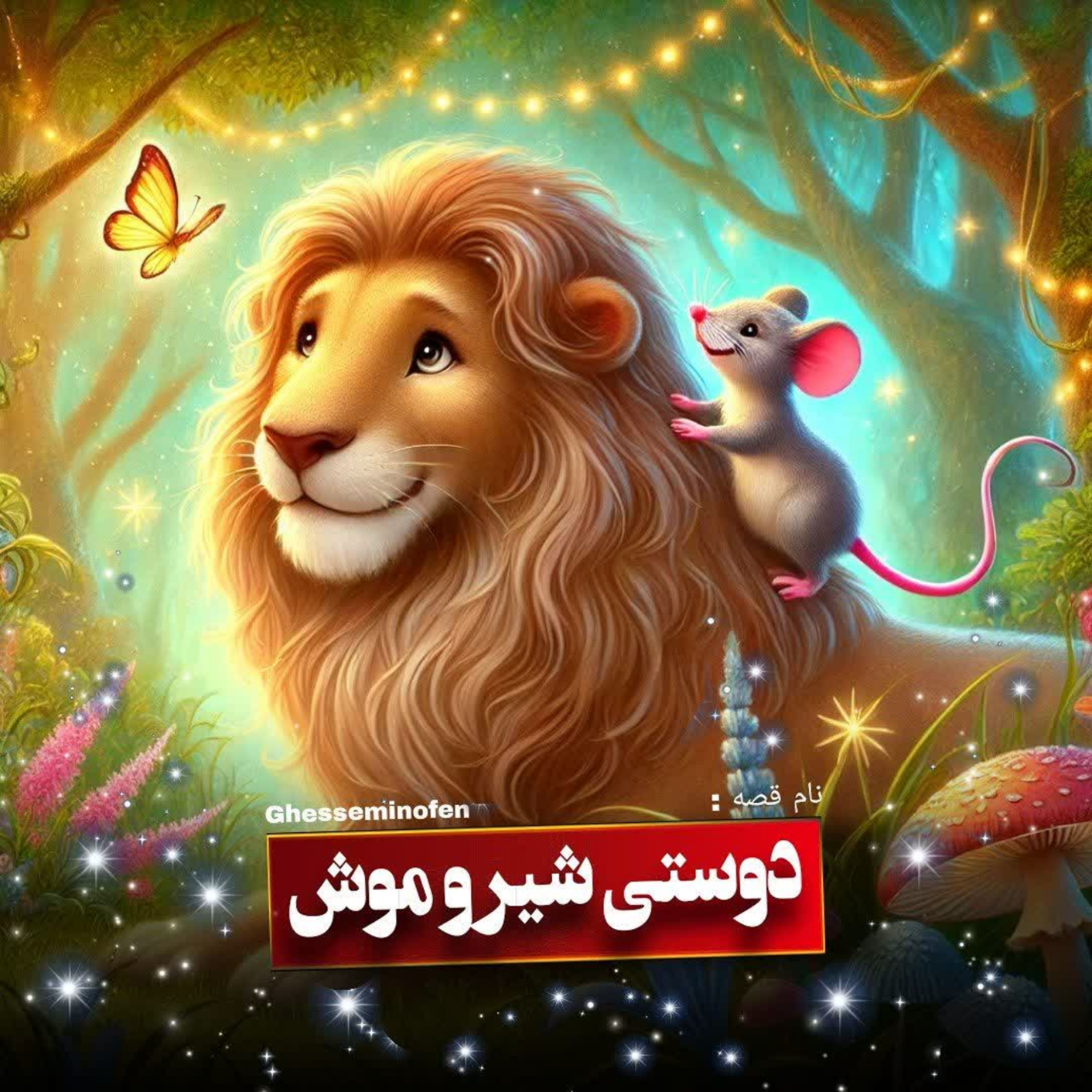 کاور دوستی شیر و موش