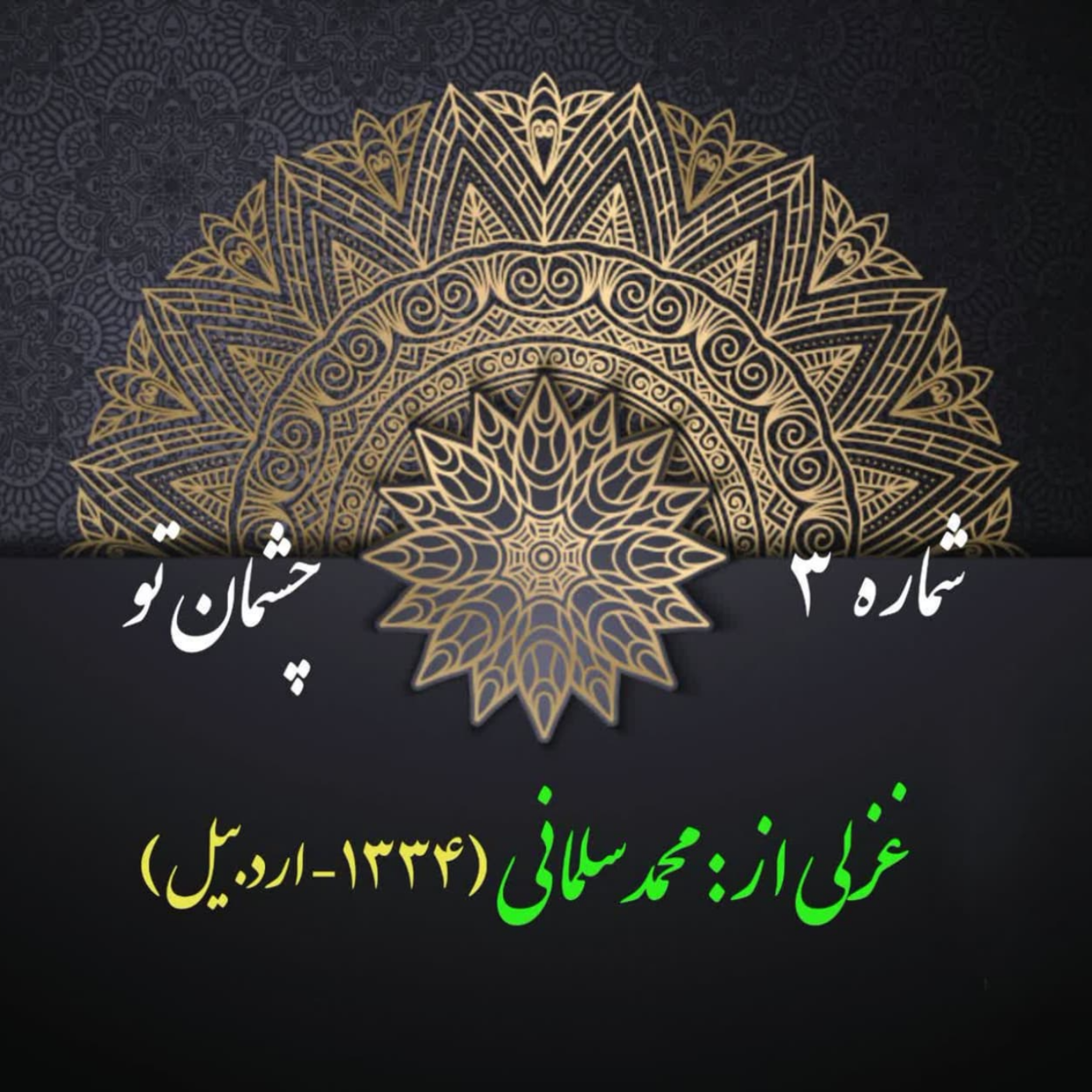 کاور شمارۀ 3 - غزلی از محمد سلمانی