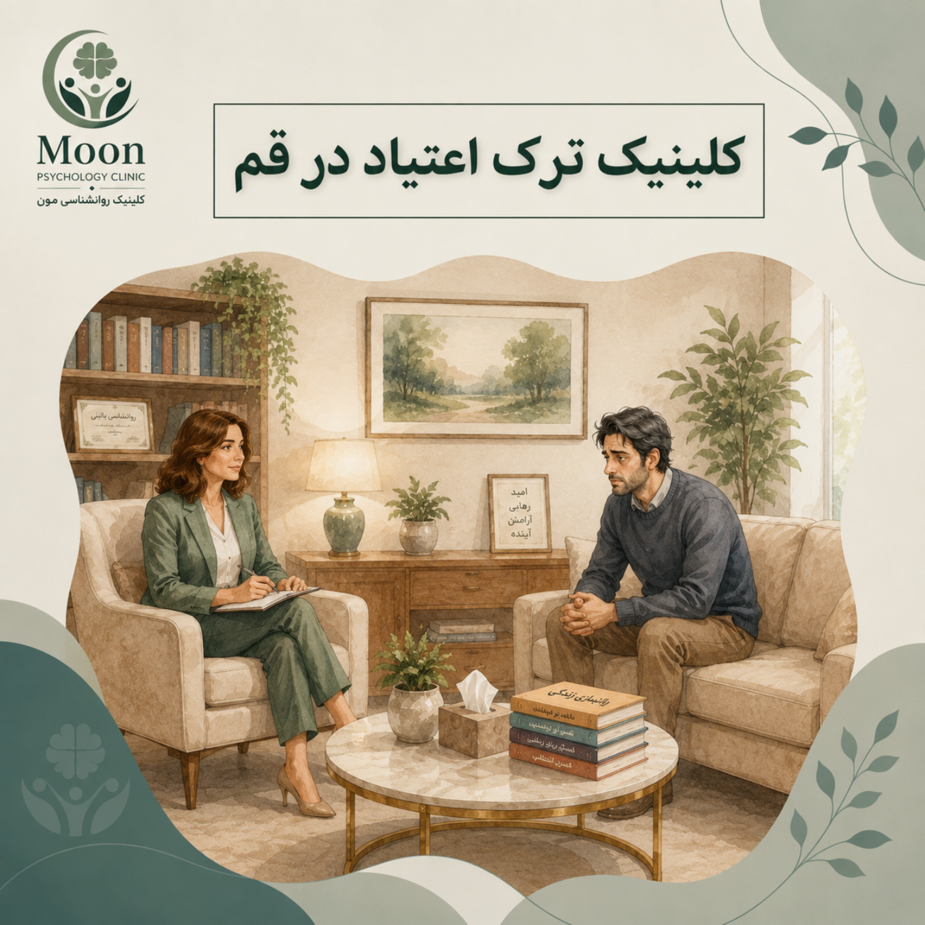 کاور کلینیک ترک اعتیاد در قم