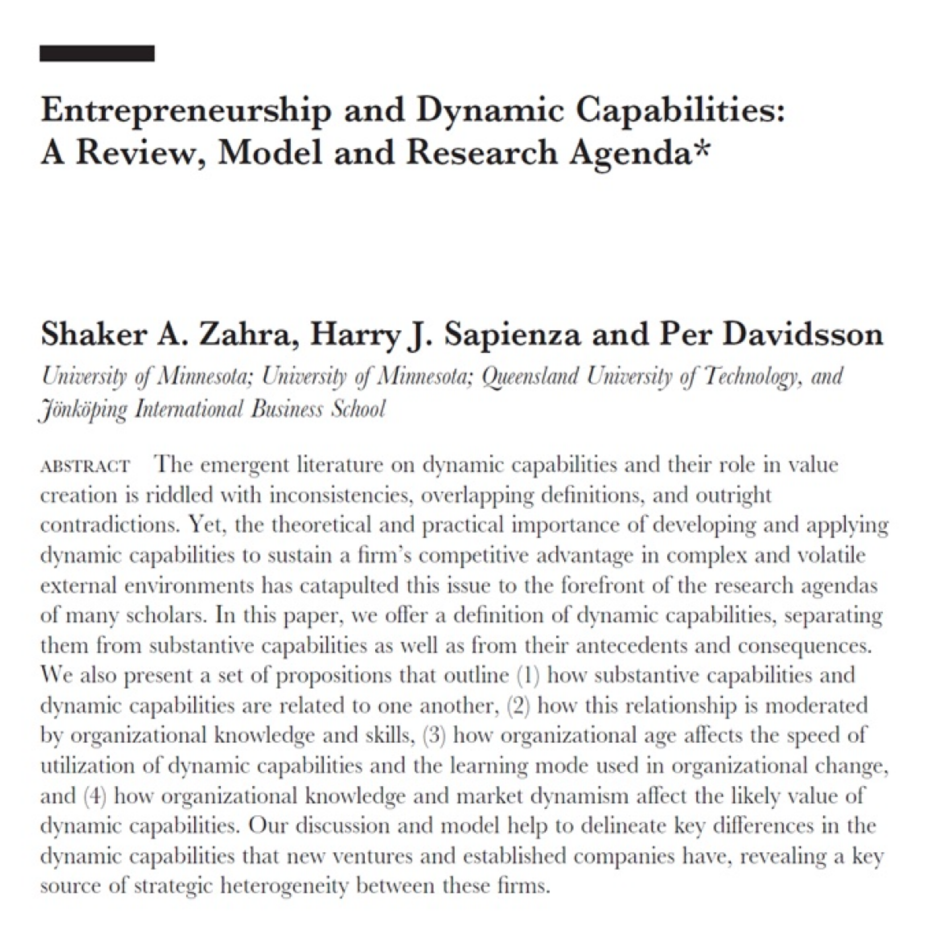 کاور 74- Entrepreneurship and Dynamic Capabilities - Persian