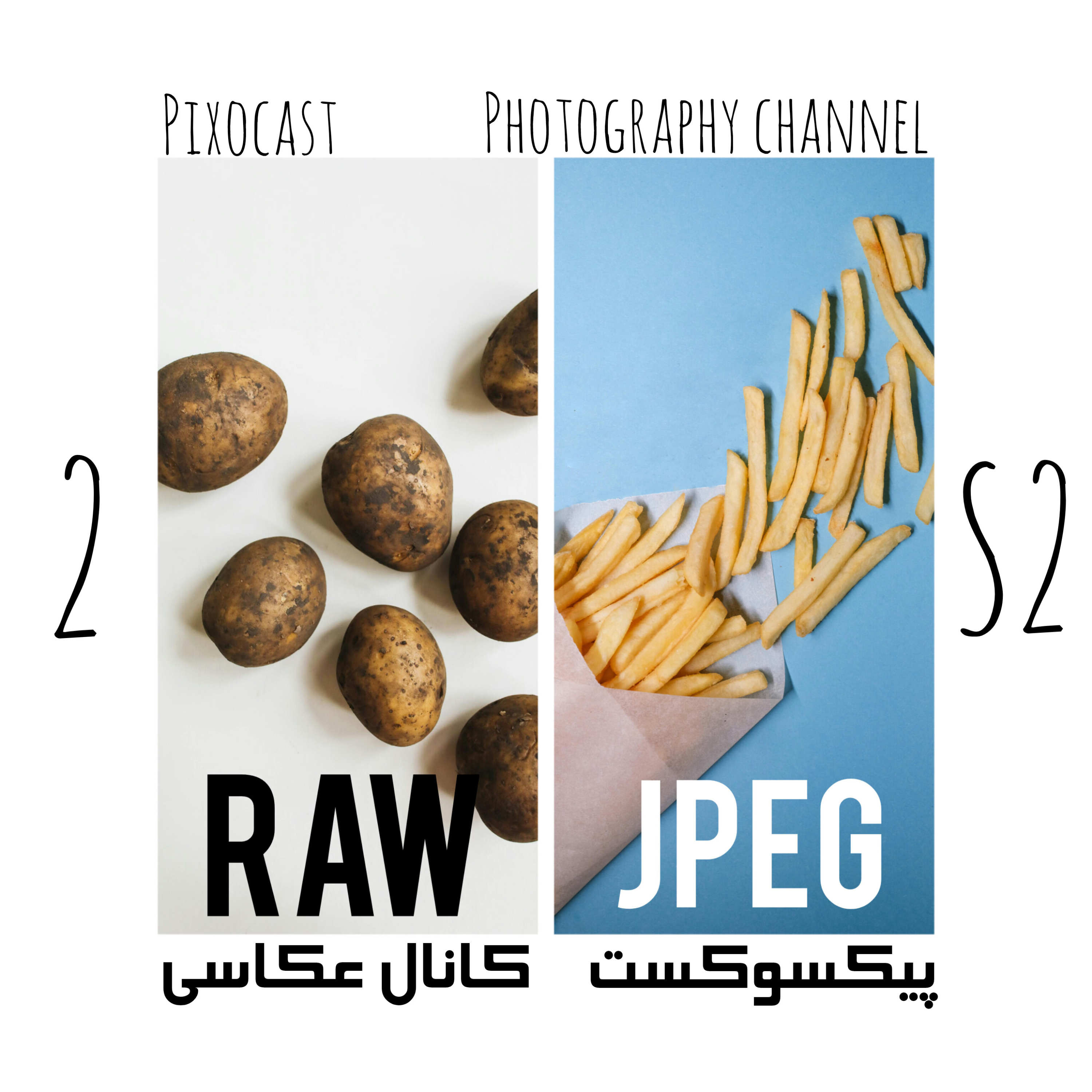کاور 37-فایل Raw و سیب زمینی