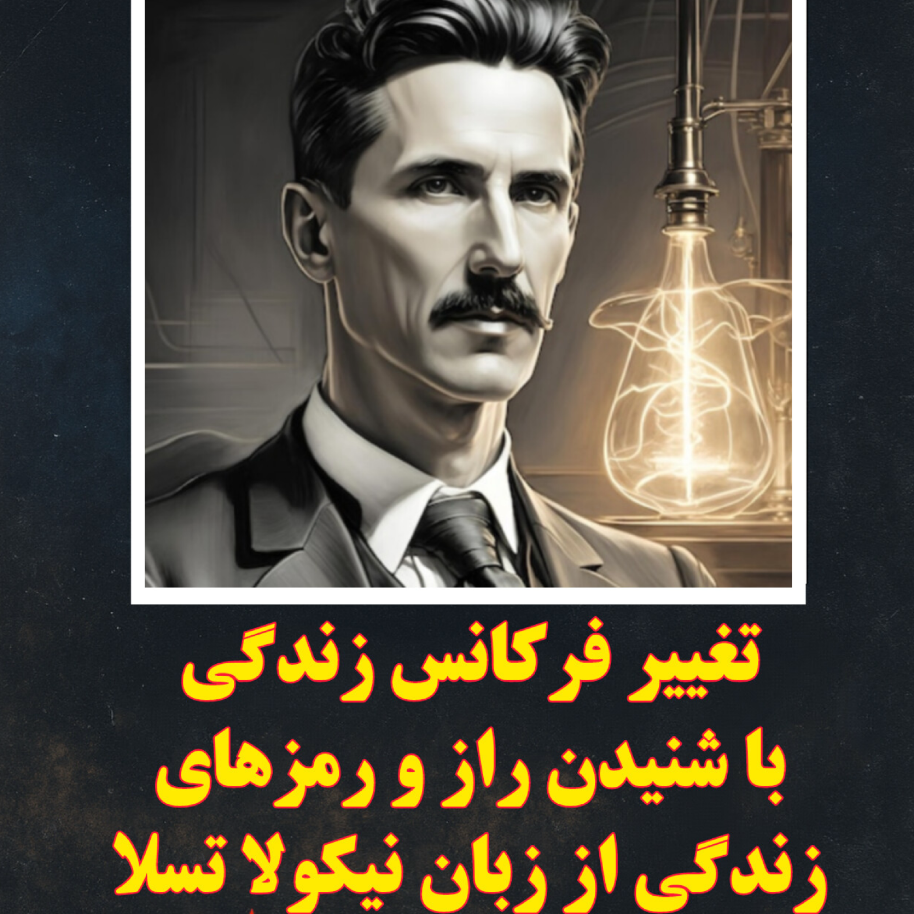 کاور راز و رمزهای زندگی از زبان نیکولا تسلا