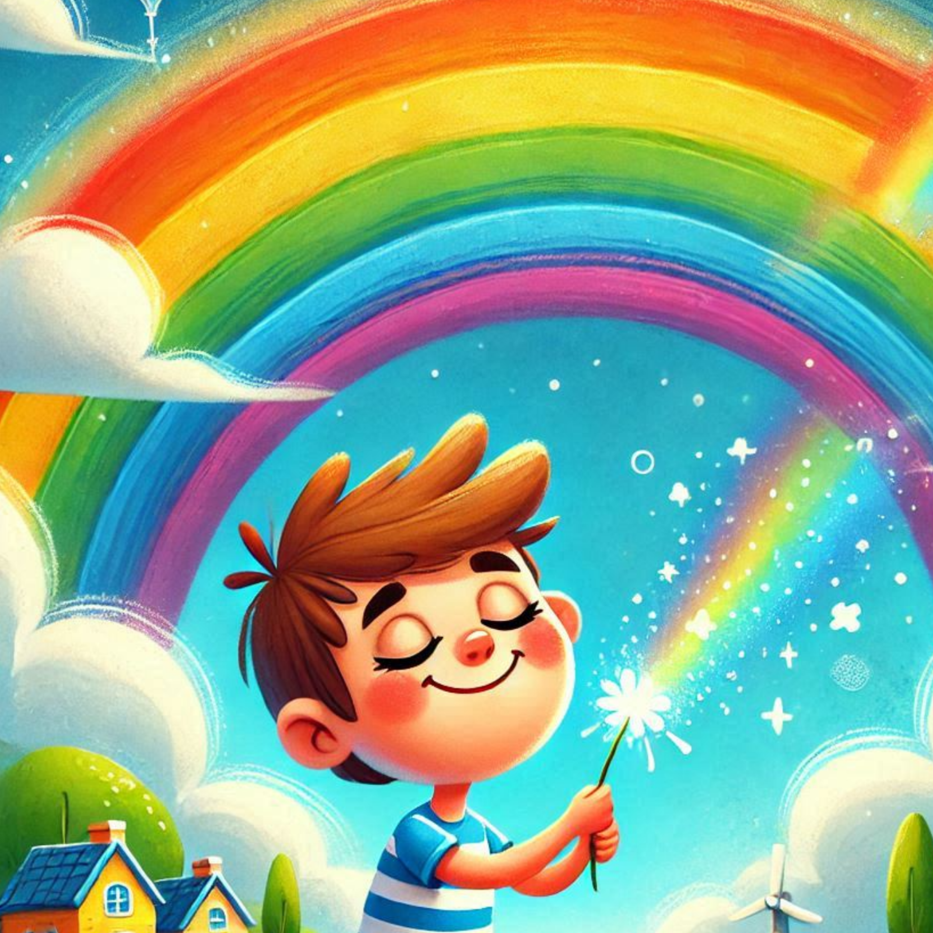 رنگین کمون آرزو - قصه کودکانه