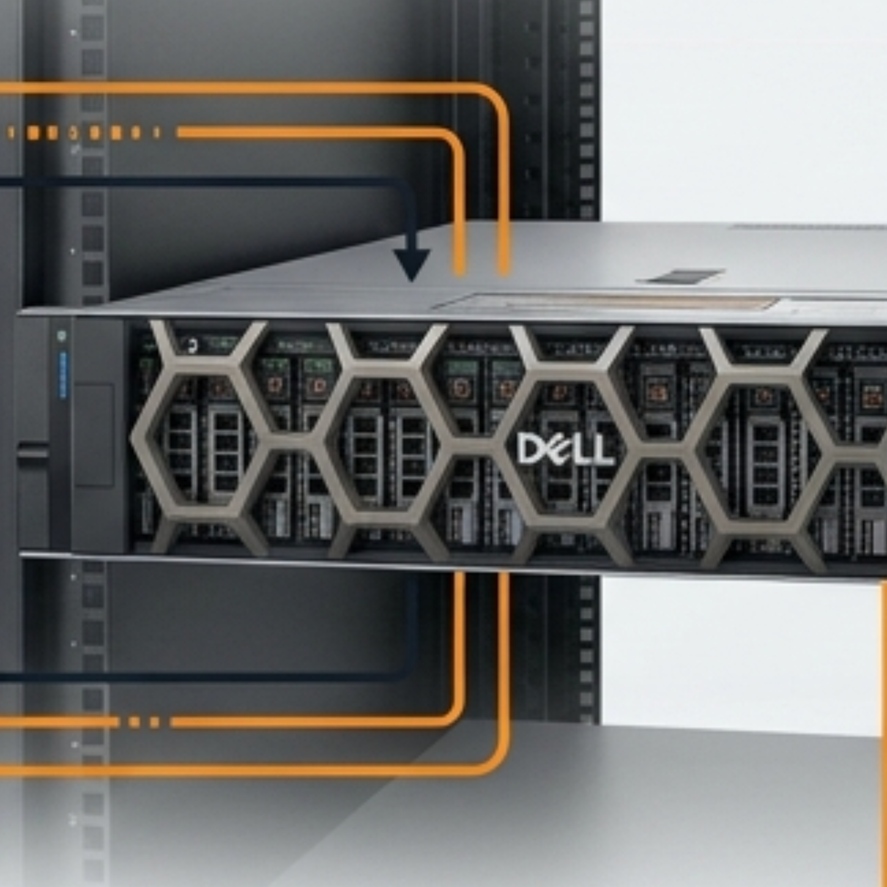 کاور سرور Dell PowerEdge R640 با Xeon 4210، رم 8GB و هارد 600GB SAS