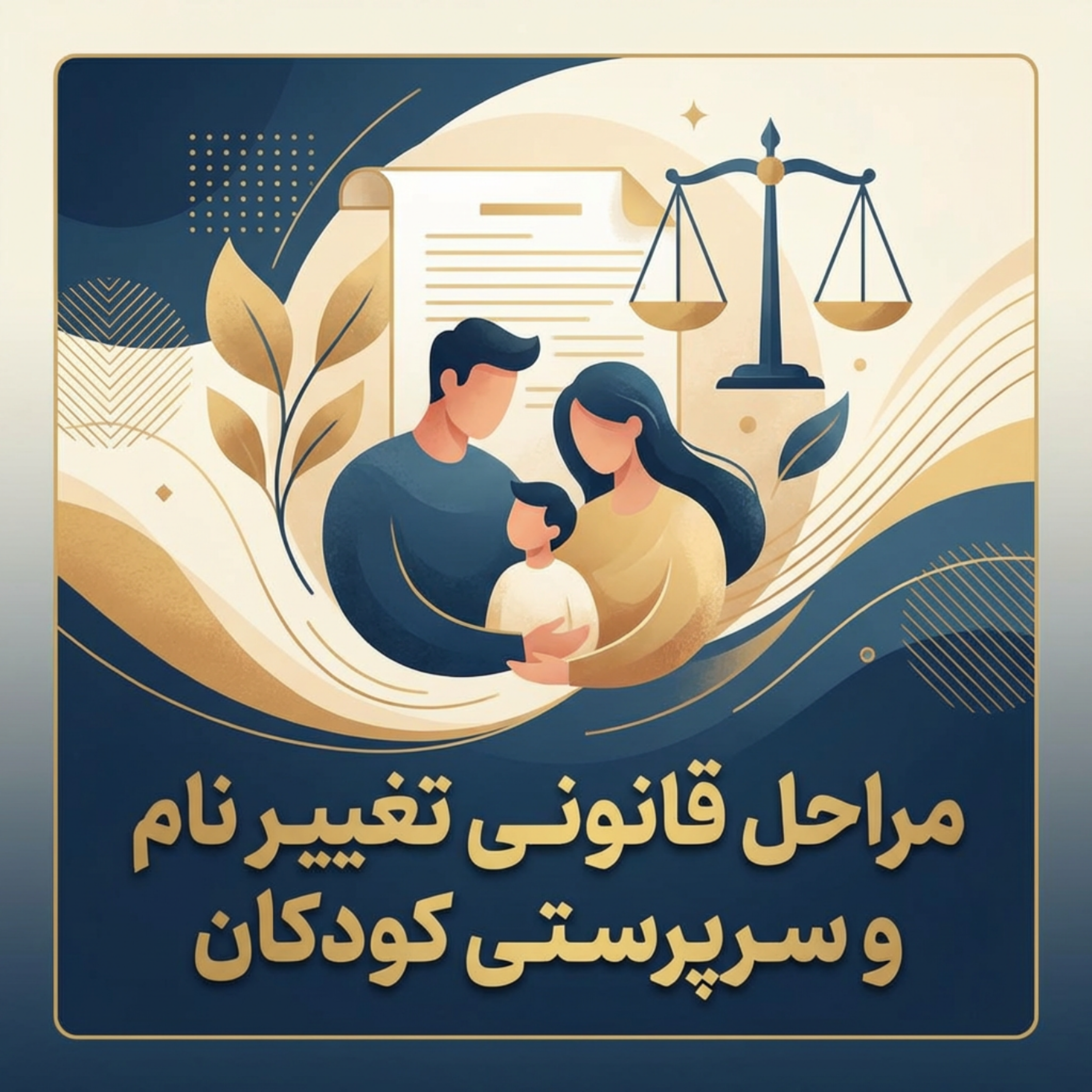 کاور مراحل قانونی تغییر نام و سرپرستی کودکان