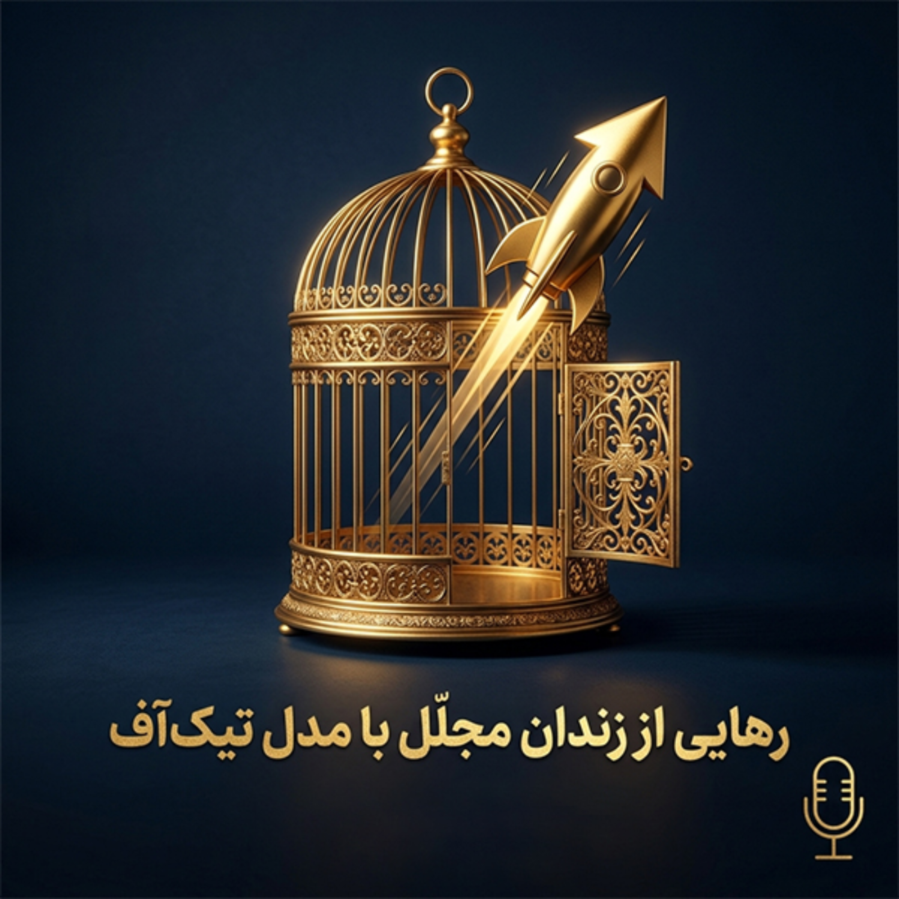 کاور رهایی از زندان مجلل با مدل تیکآف