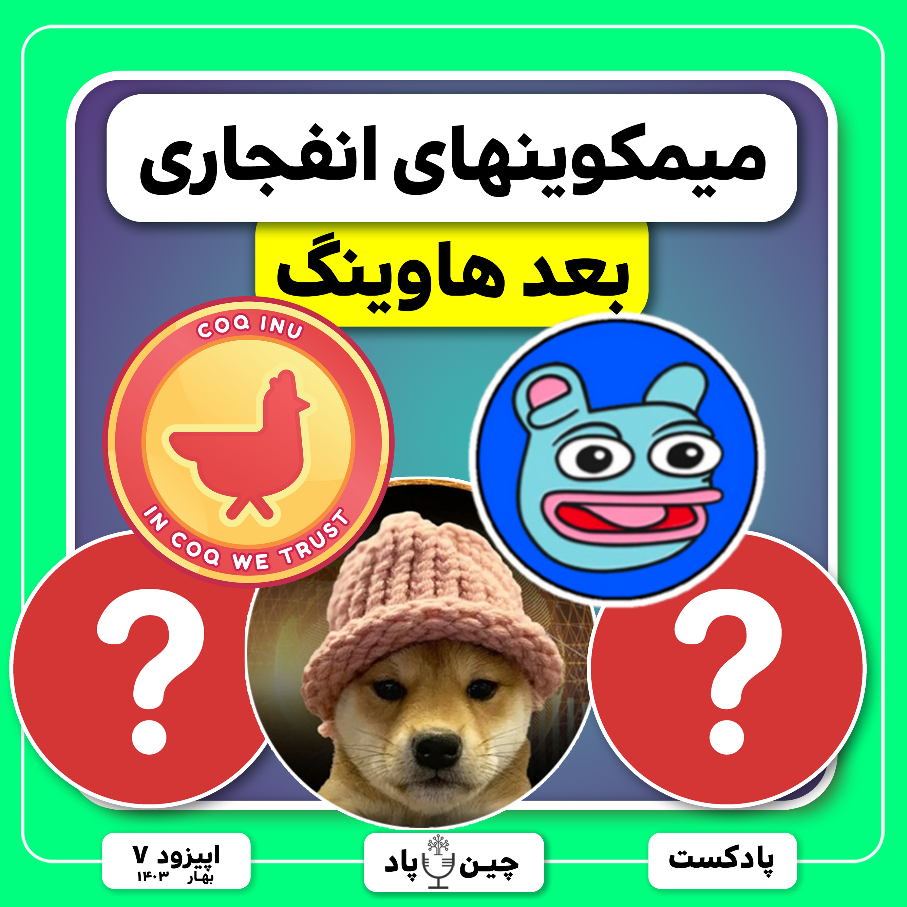 ۵ میمکوین که باید بعد از هاوینگ بیتکوین داشته باشی