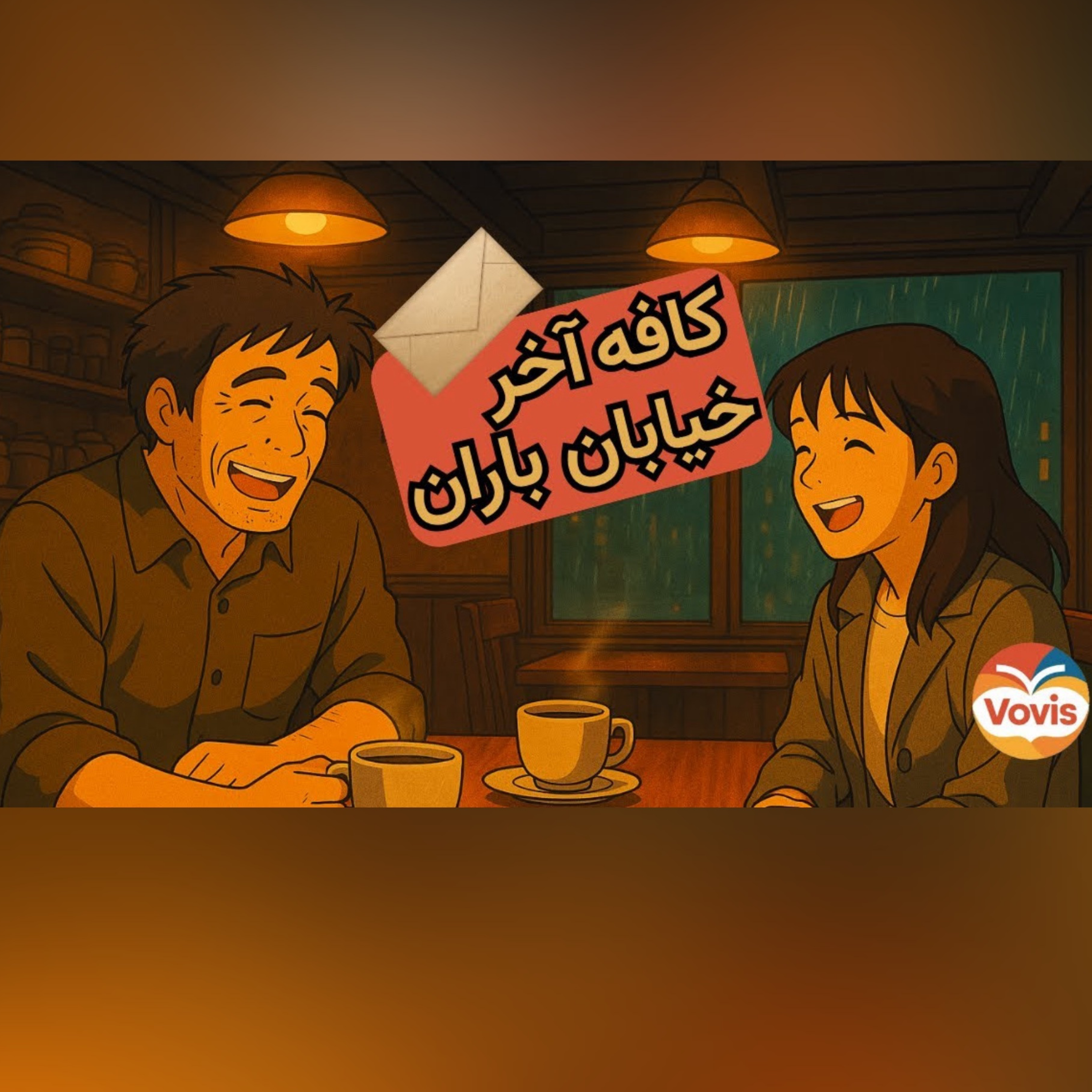 کاور کافهی آخر خیابان باران | نامهای که نباید پیدا میشد