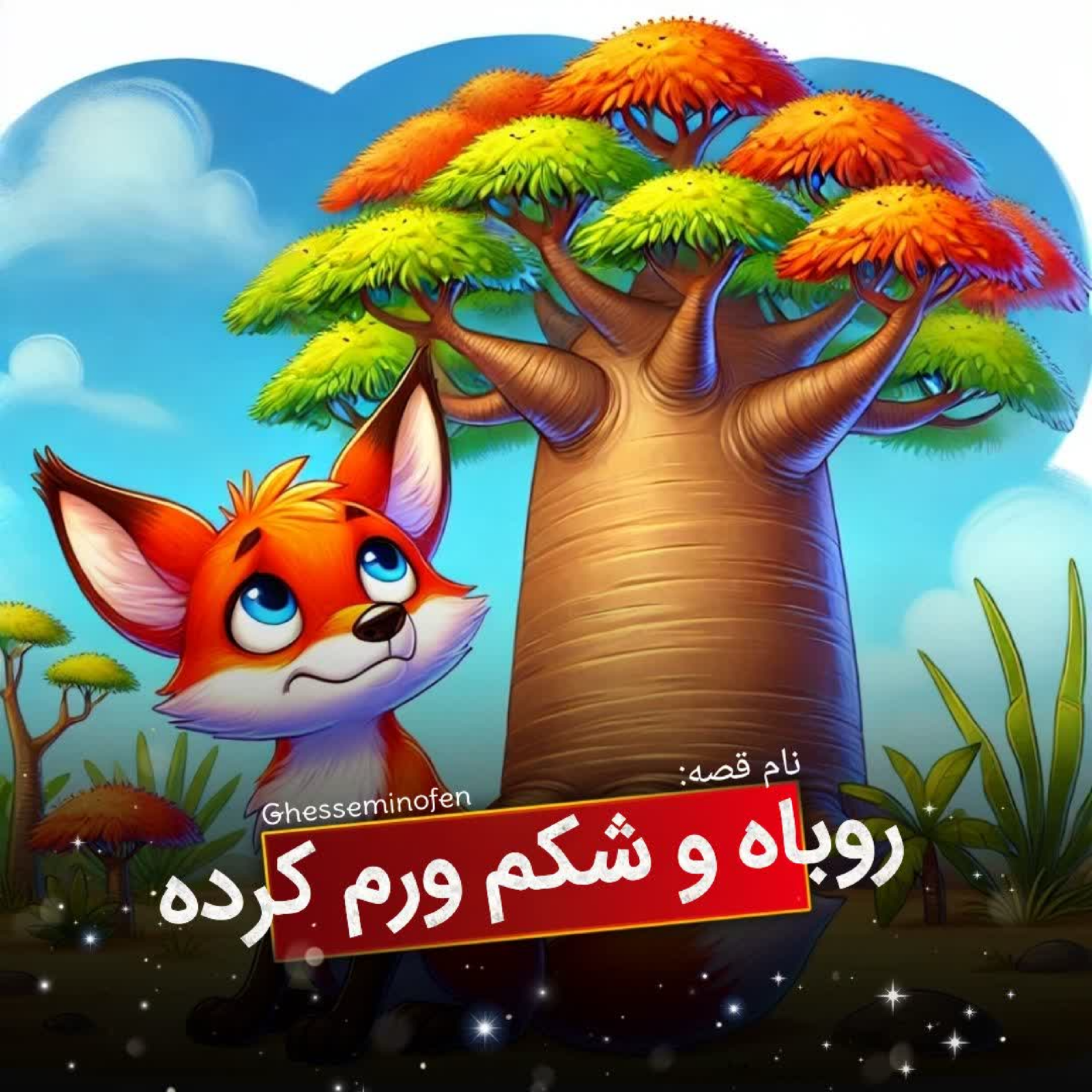 کاور روباه و شکم ورم کرده