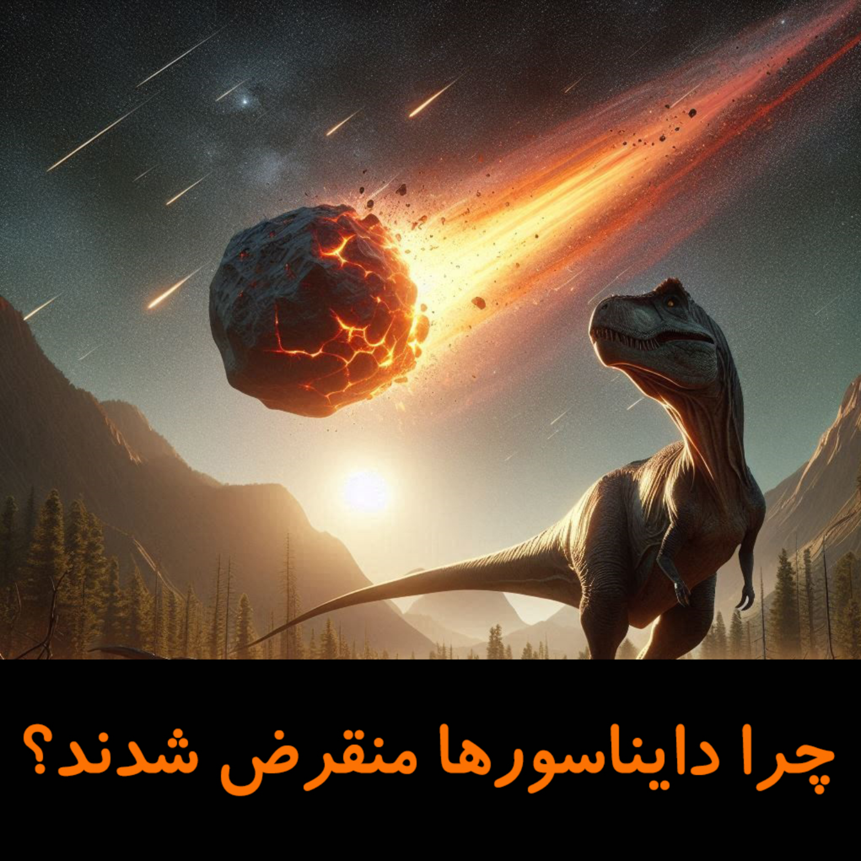 کاور 03- چرا دایناسورها منقرض شدن؟