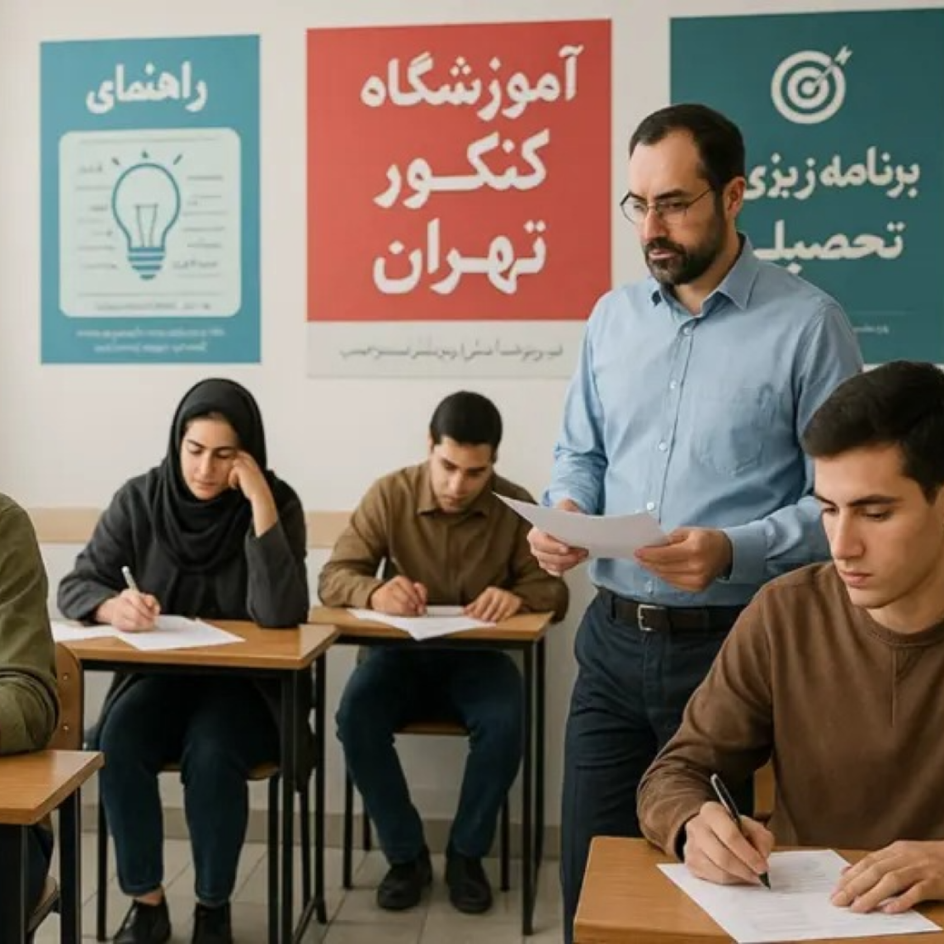 کاور انتخاب بهترین آموزشگاه کنکور در غرب تهران