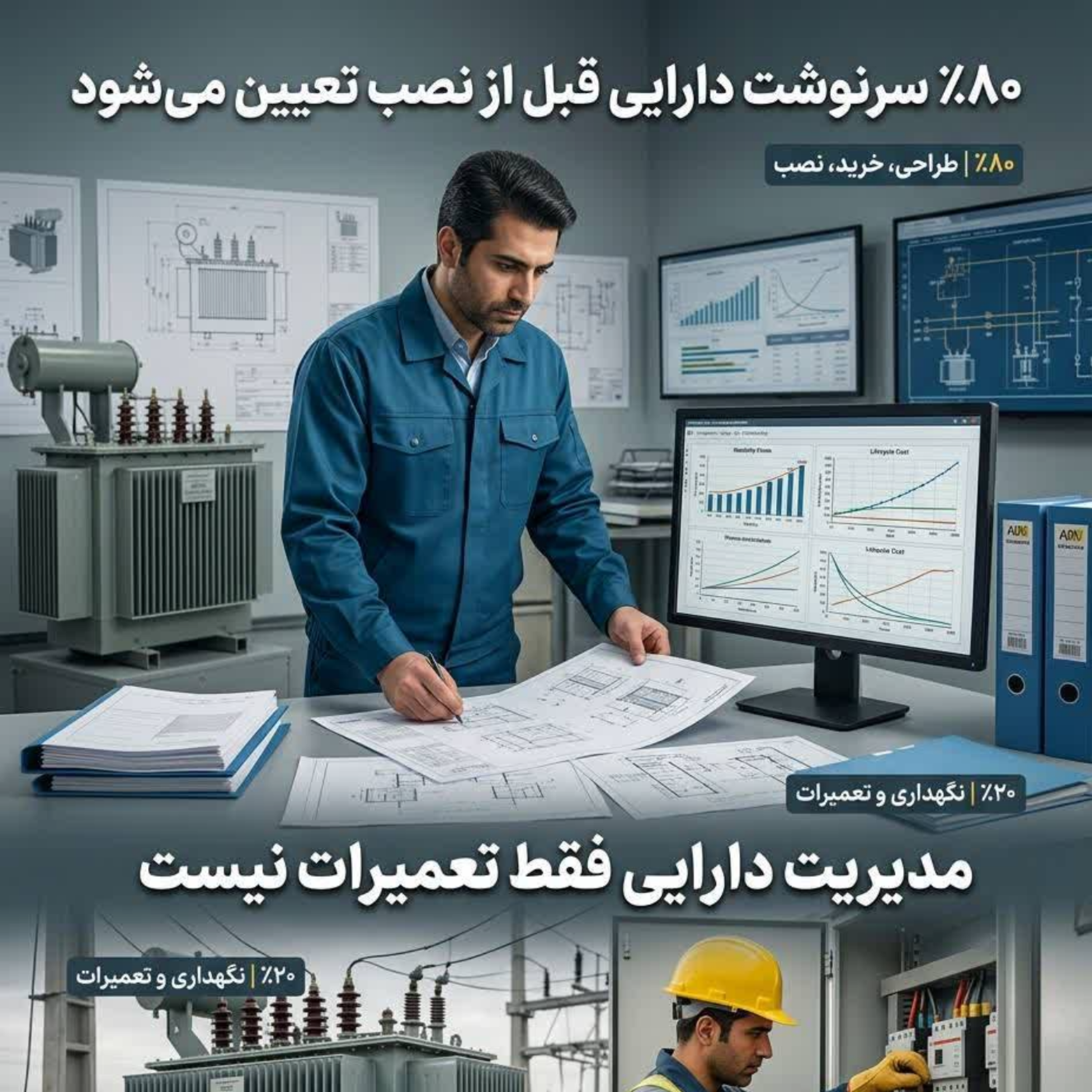 کاور فصل چهارم قسمت ۱ ۸۰ درصدِ سرنوشت دارایی، قبل از بهرهبردار