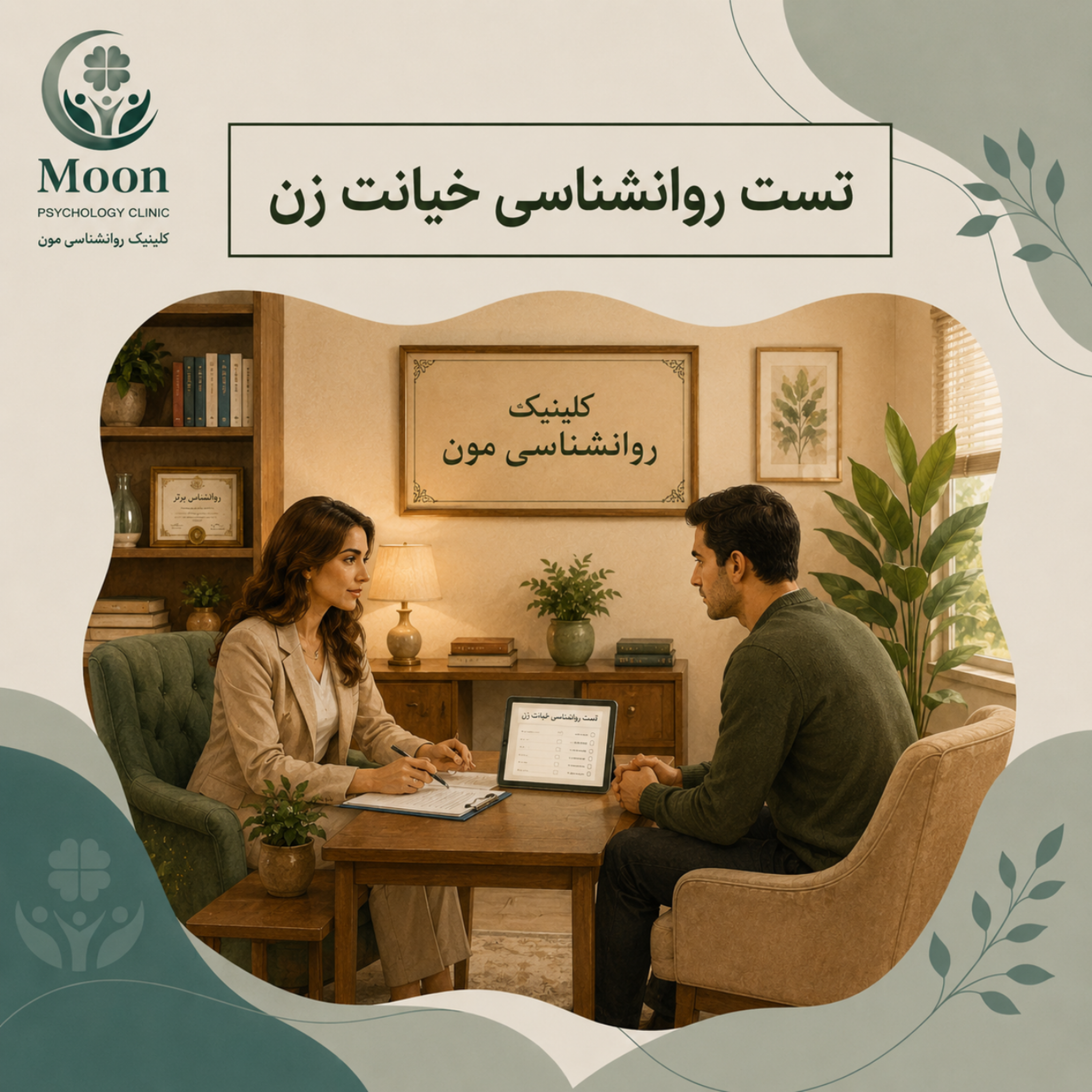 کاور تست روانشناسی خیانت زن