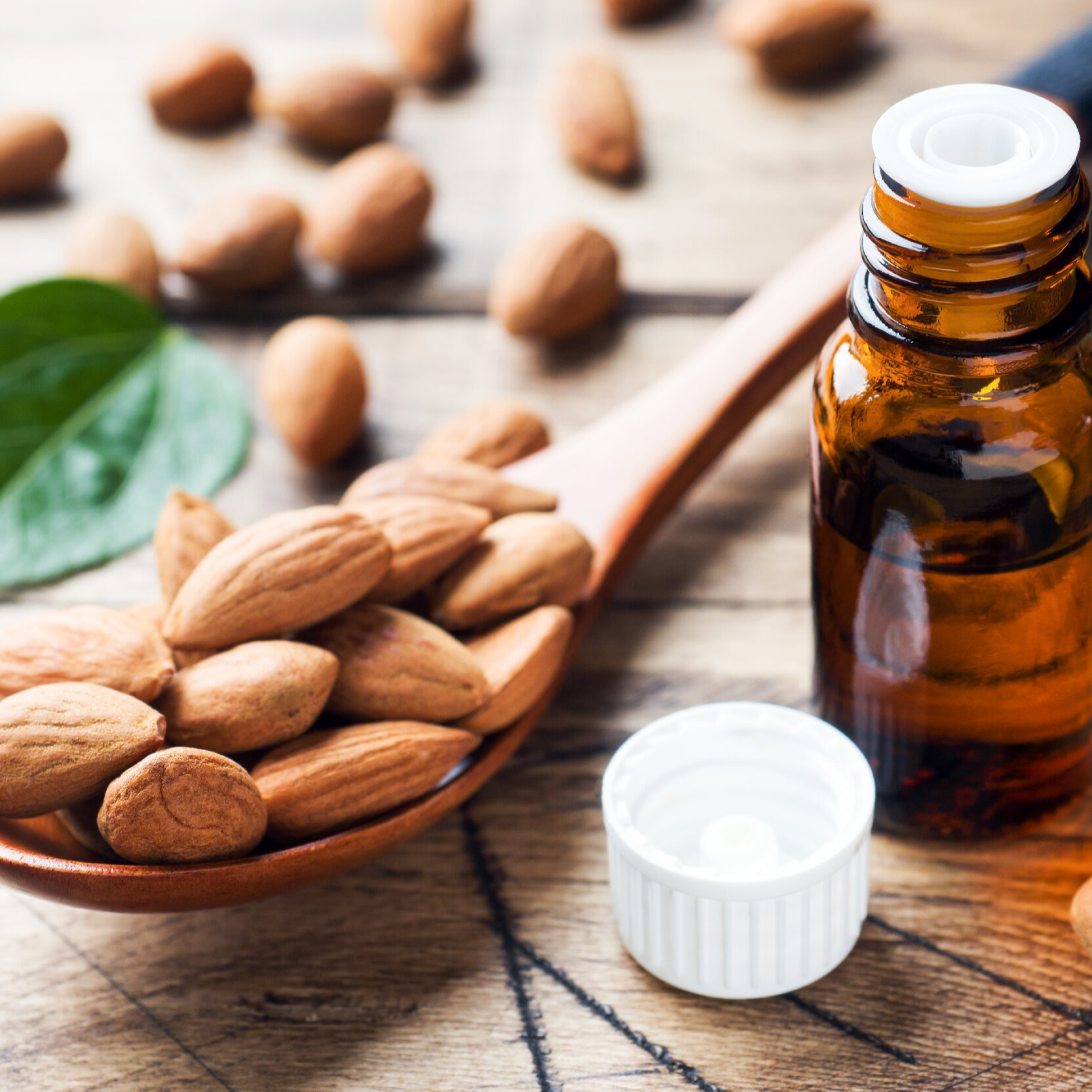 کاور بشنوید از خواص روغن بادام تلخ