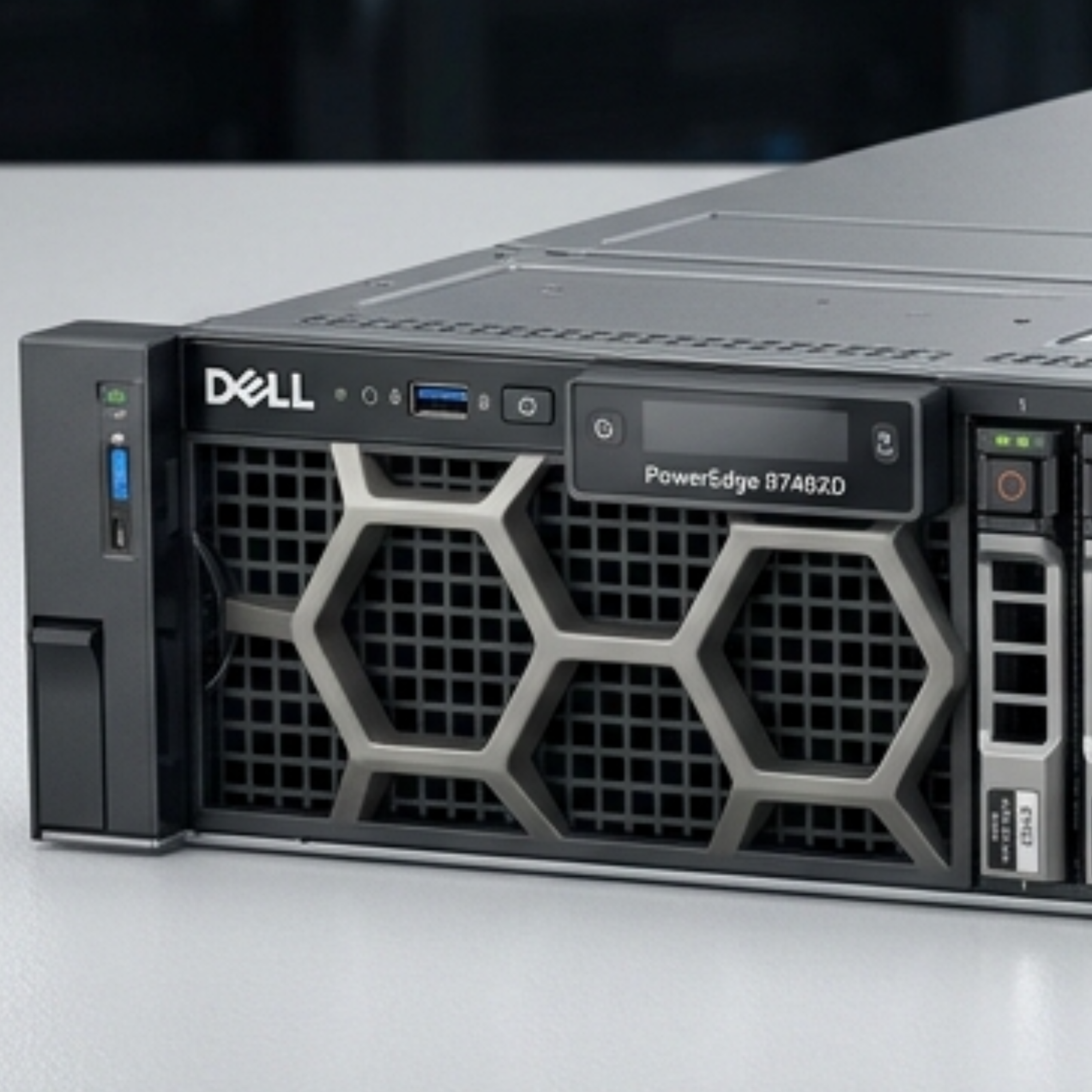 کاور سرور Dell PowerEdge R740XD با Xeon 5218، 16 هسته، رم 8GB و SAS 600GB