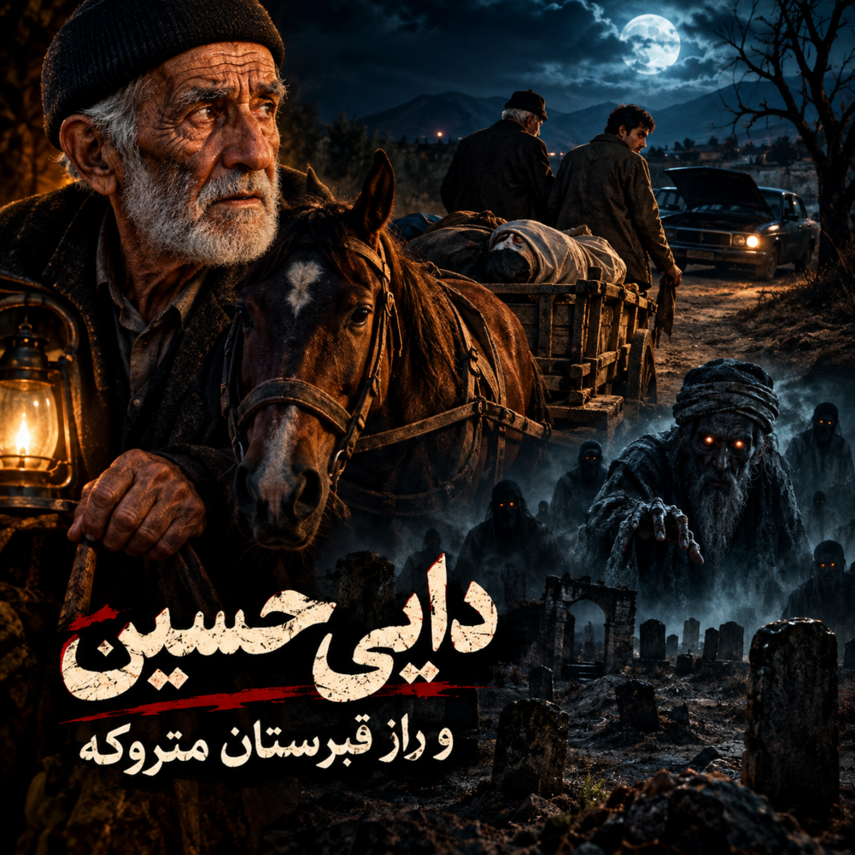 کاور خاطرات ترسناک دایی حسین