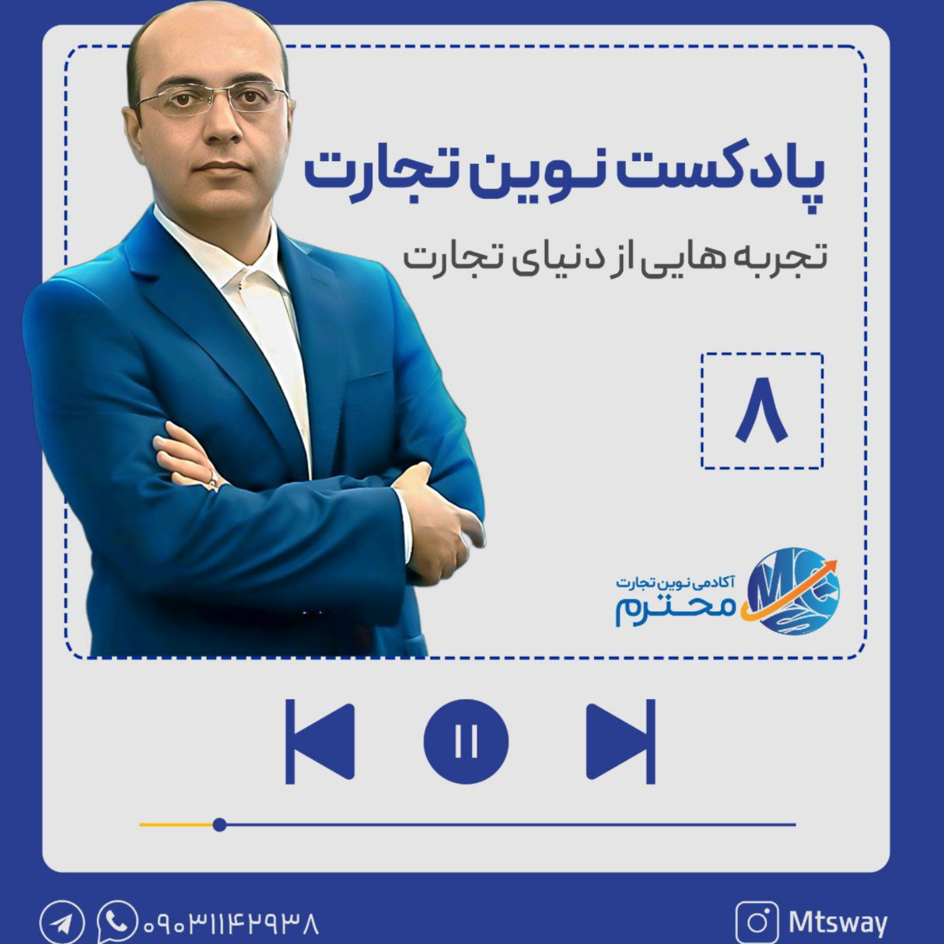 کاور اپیزود هشتم پادکست تجربه هایی از دنیای تجارت | موضوع: فیش‌ها و اطلاعات حساس