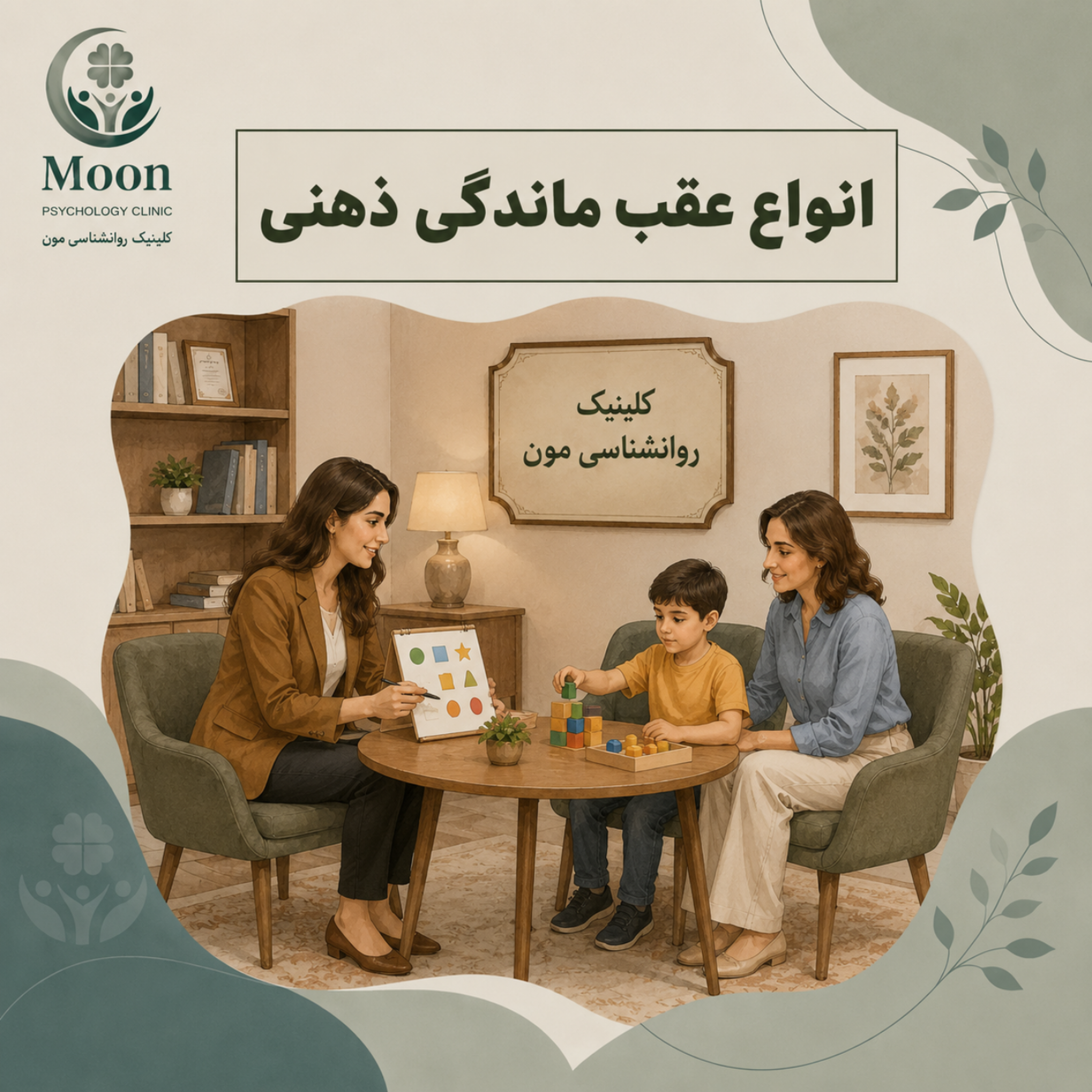 کاور انواع عقب ماندگی ذهنی