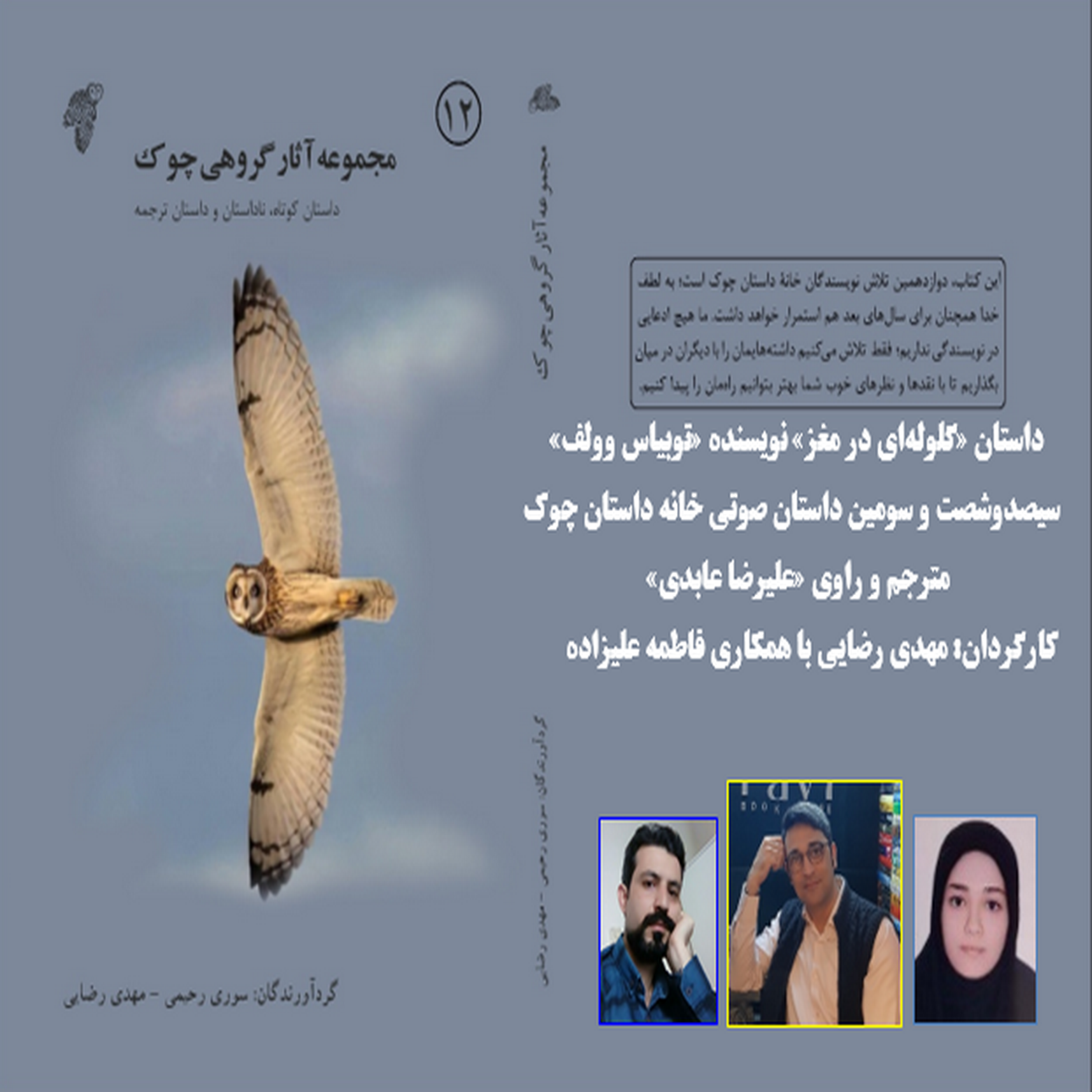 کاور داستان «گلوله‌ای در مغز» نویسنده «توبیاس وولف»