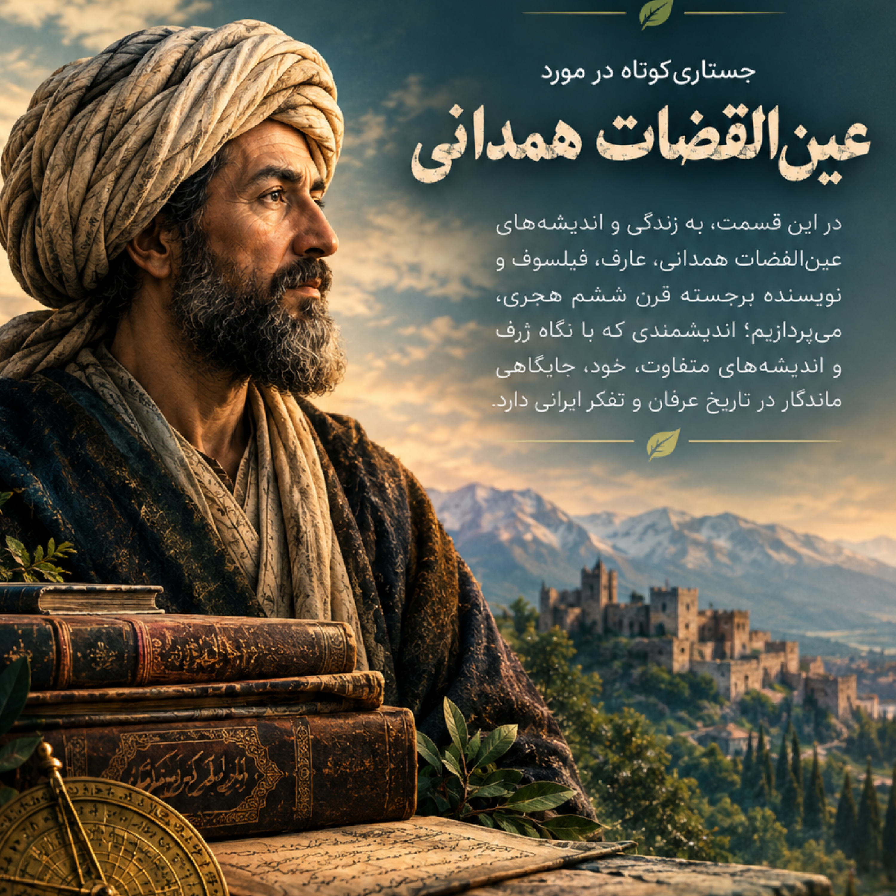 کاور جستاری کوتاه در مورد عین القضات همدانی