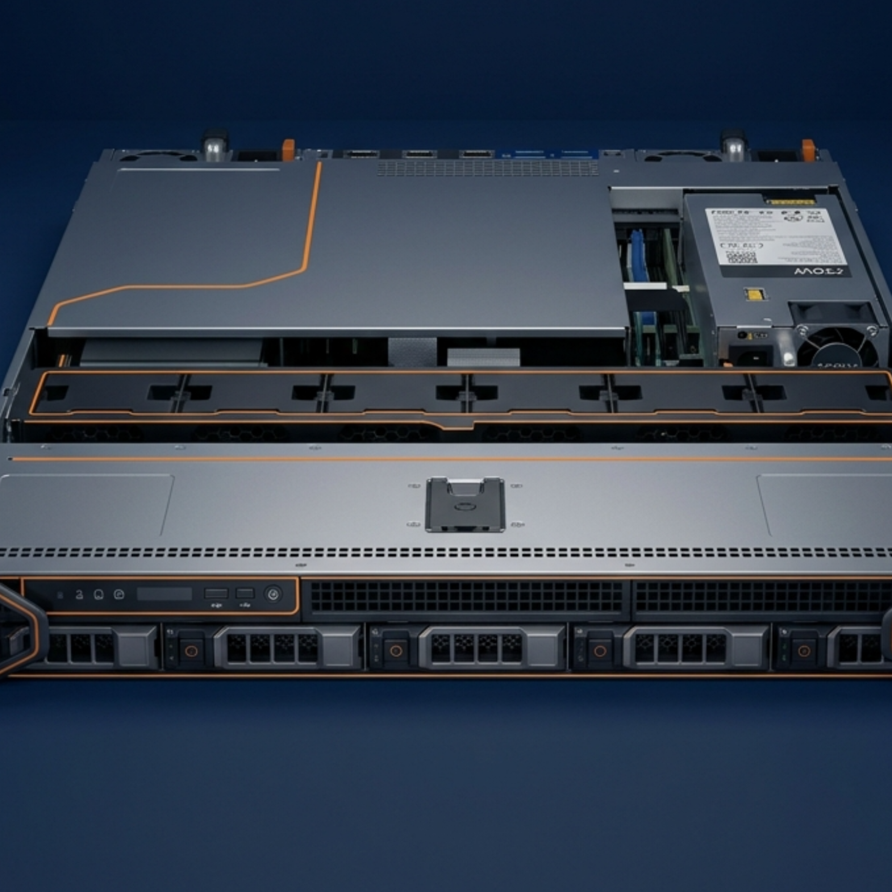 کاور سرور Dell PowerEdge R640 با Xeon 4208، رم 8GB و هارد 600GB SAS
